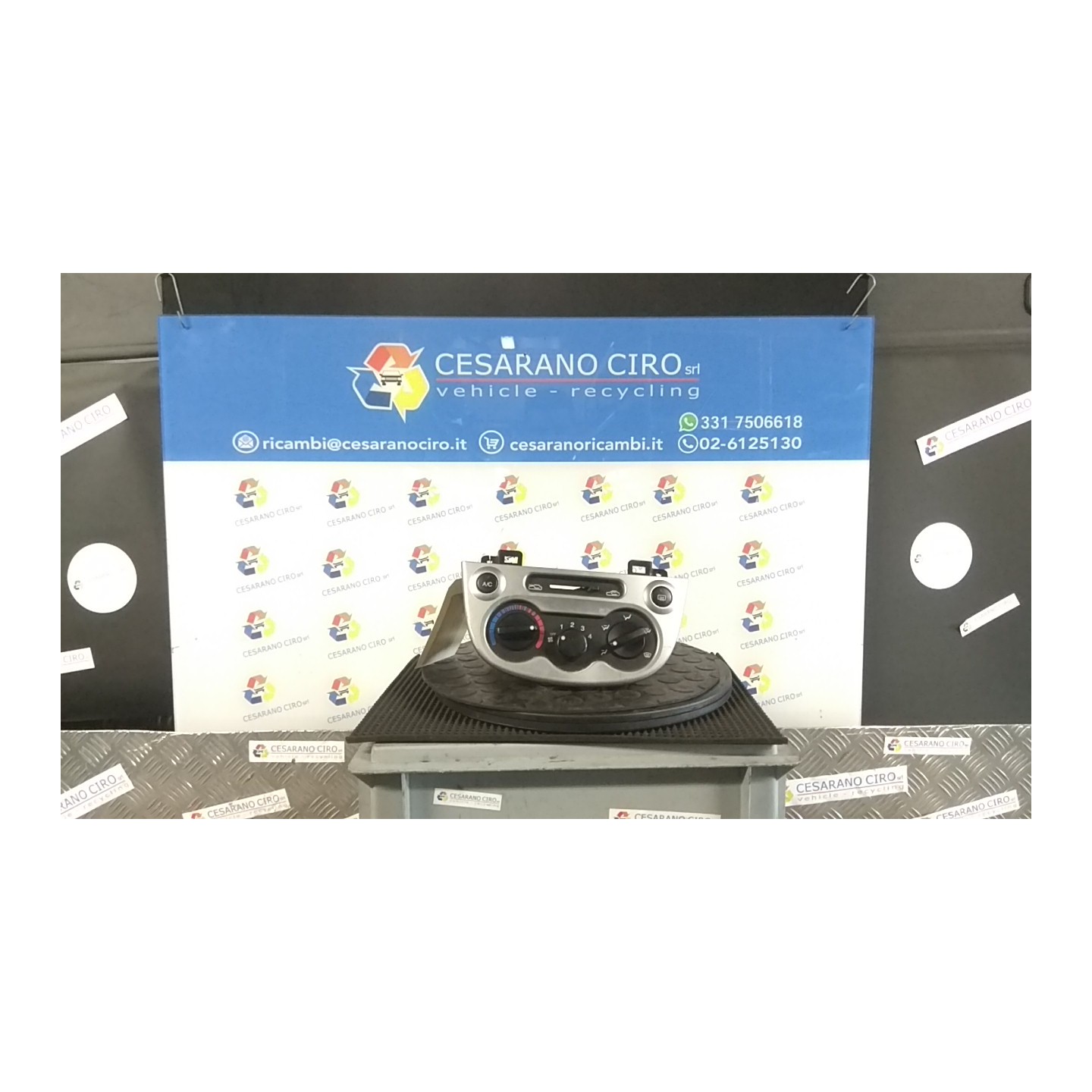 BLOCCO COMANDO CLIMATIZZAZIONE ARGENTO 048 CHEVROLET (DAEWOO) MATIZ (M200) (04/05-12/10) B10S1 96397521
