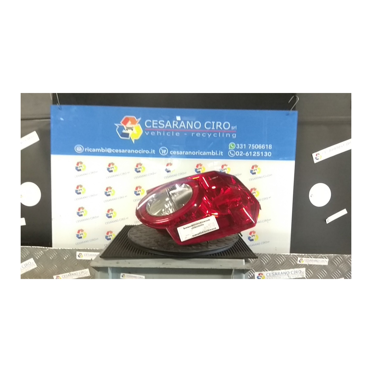 FANALE POST. DX. 101 CHEVROLET (DAEWOO) AVEO (T250) (06/08-11/12) B12D1 95952067