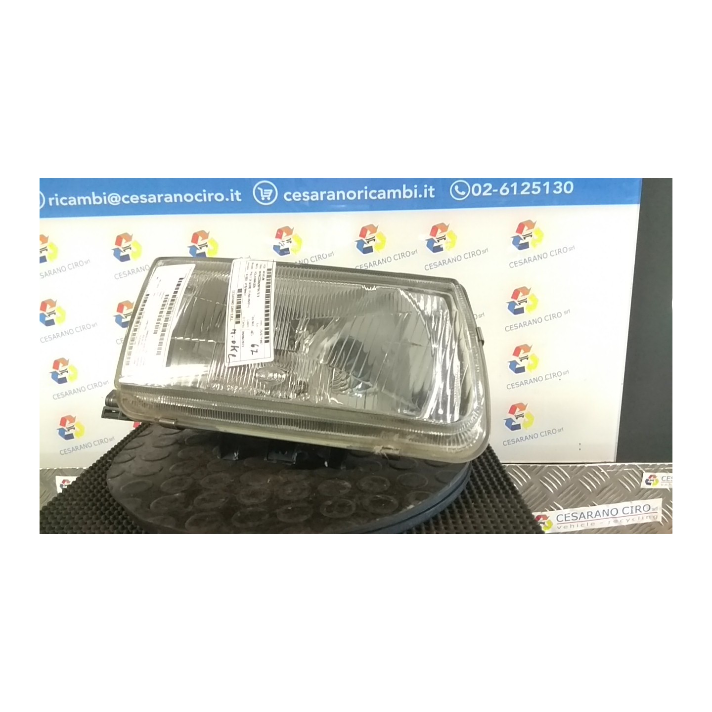 PROIETTORE DX. 143 VOLKSWAGEN POLO 3A SERIE (11/94-09/01) AEX 6N1941016