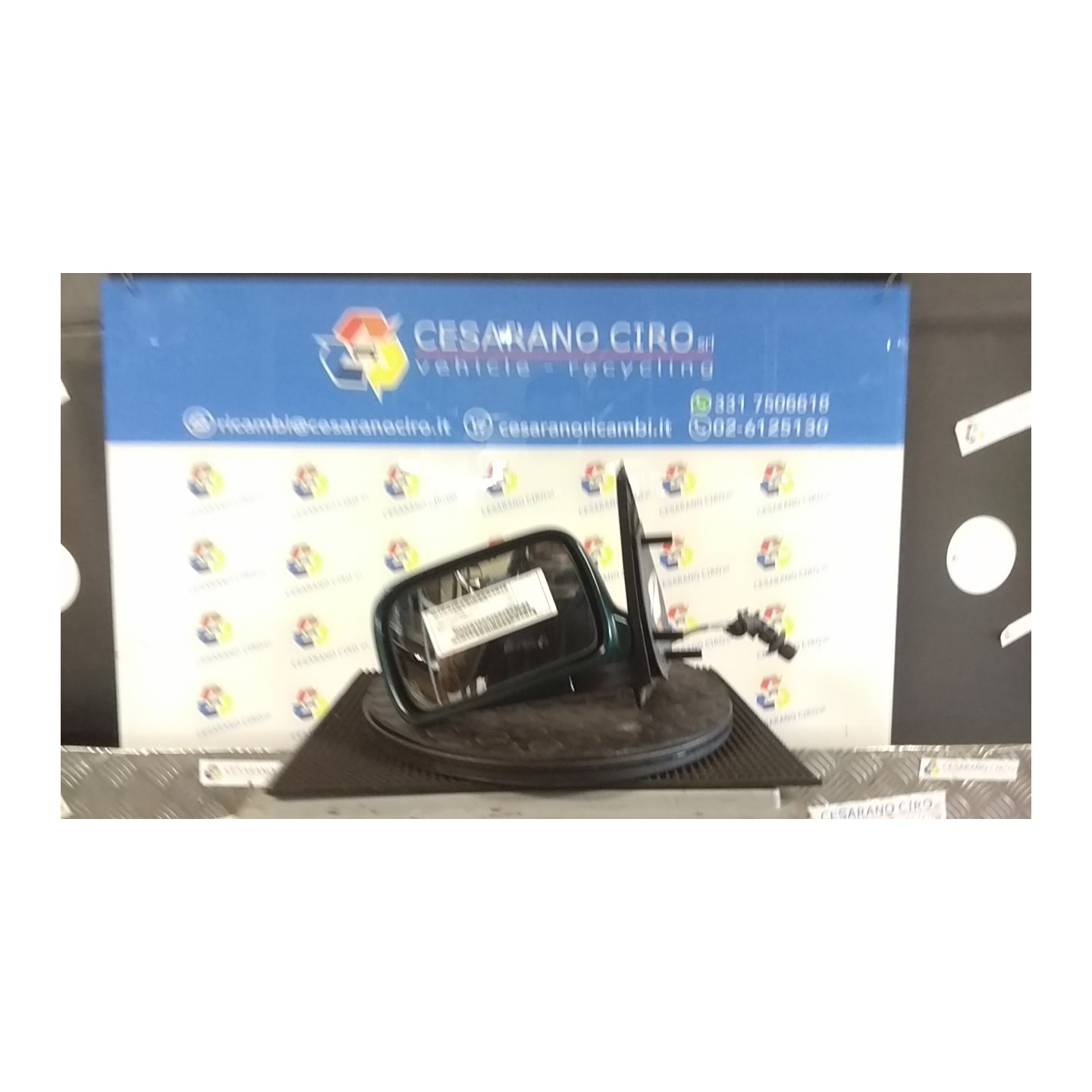 RETROVISORE EST. REGOLAZ. MANUALE SX 145 VOLKSWAGEN POLO 3A SERIE (11/94-09/01) AEX NB2414023008047SX