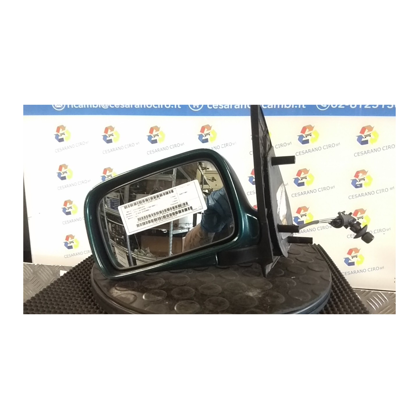 RETROVISORE EST. REGOLAZ. MANUALE SX 145 VOLKSWAGEN POLO 3A SERIE (11/94-09/01) AEX NB2414023008047SX