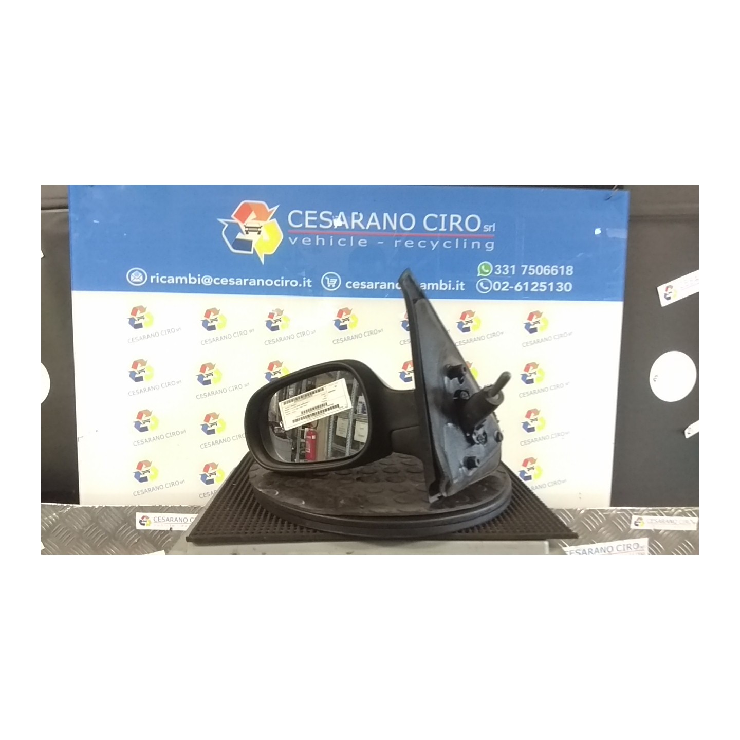RETROVISORE EST. REGOLAZ. MANUALE SX. 163 RENAULT CLIO 2A SERIE (04/98-04/01) D7FD7 7700415325