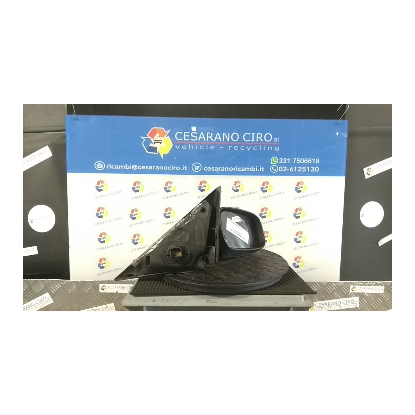 RETROVISORE EST. REGOLAZ. ELETTR. TIPO 3 - 4 DX. 036 RENAULT SCENIC 2A SERIE (06/03-08/09) K4MT7 7701068385