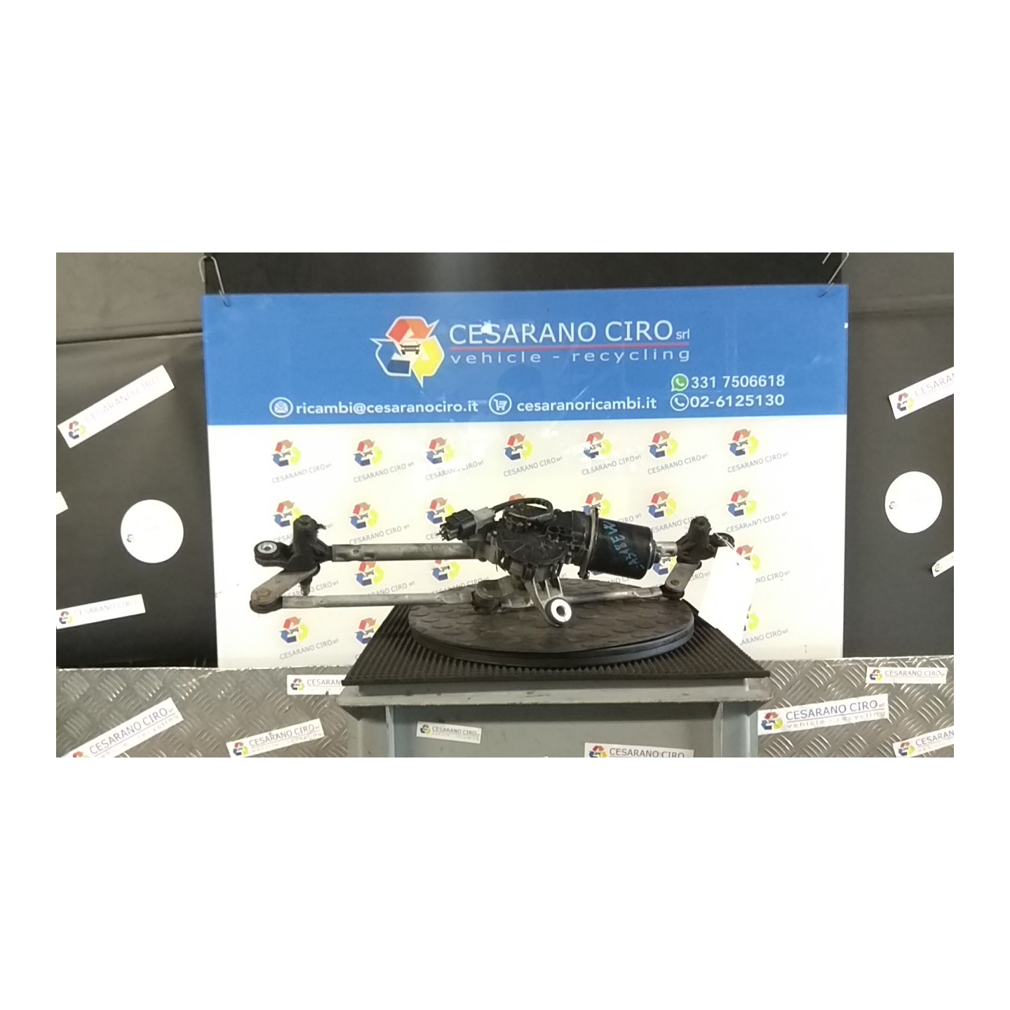 MECCANISMO TERGIPARABREZZA CON MOTORINO 015 CHEVROLET (DAEWOO) AVEO (T250) (06/08-11/12) B12D1 96476577