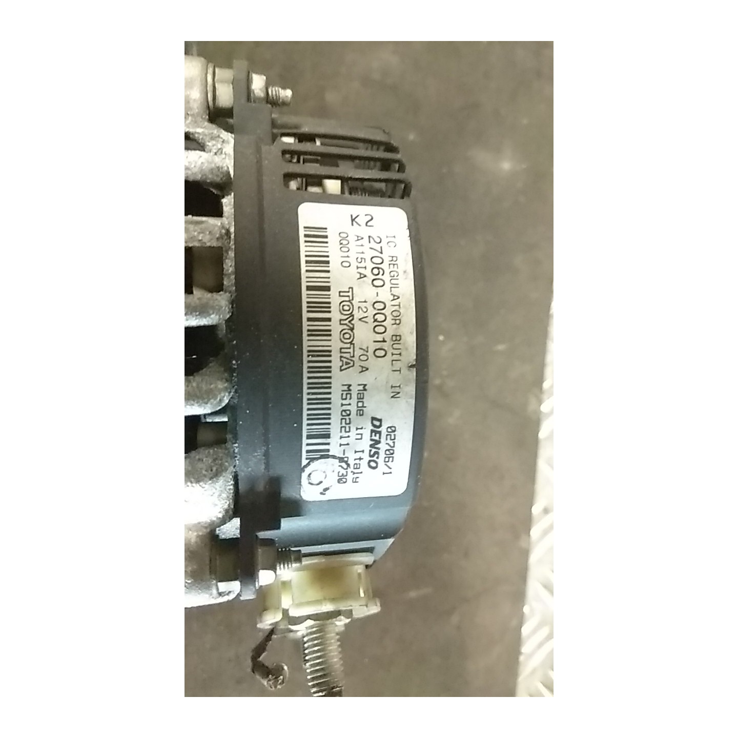 ALTERNATORE 104 TOYOTA AYGO 1A SERIE (04/05-10/14) 1KRFE 270600Q010