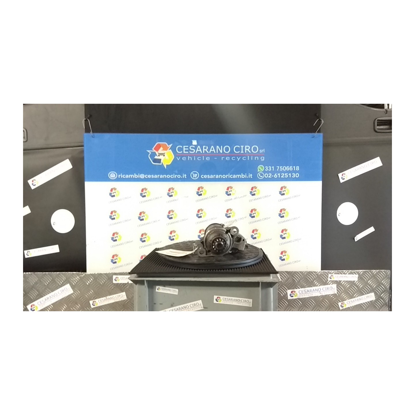 MOTORINO AVVIAMENTO 1.1KW BOSCH/ROTAZ. 106 VOLKSWAGEN UP! (1S) (11/11-10/16) CPG 02M911021HX