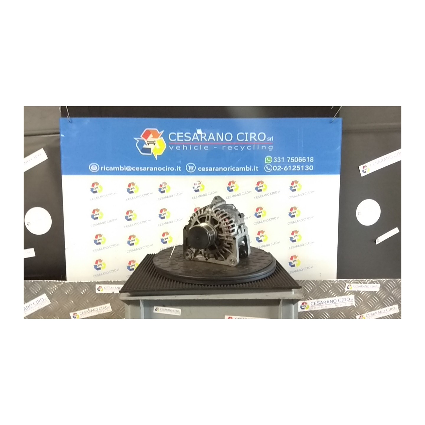 ALTERNATORE VALEO 110AMP 109 RENAULT SCENIC 2A SERIE (06/03-08/09) K9KP7 8200386806