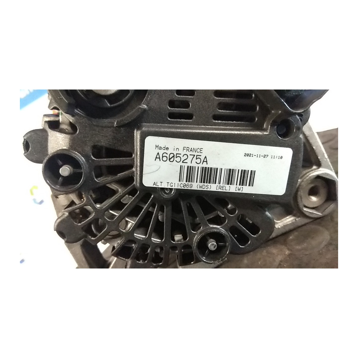 ALTERNATORE VALEO 110AMP 109 RENAULT SCENIC 2A SERIE (06/03-08/09) K9KP7 8200386806