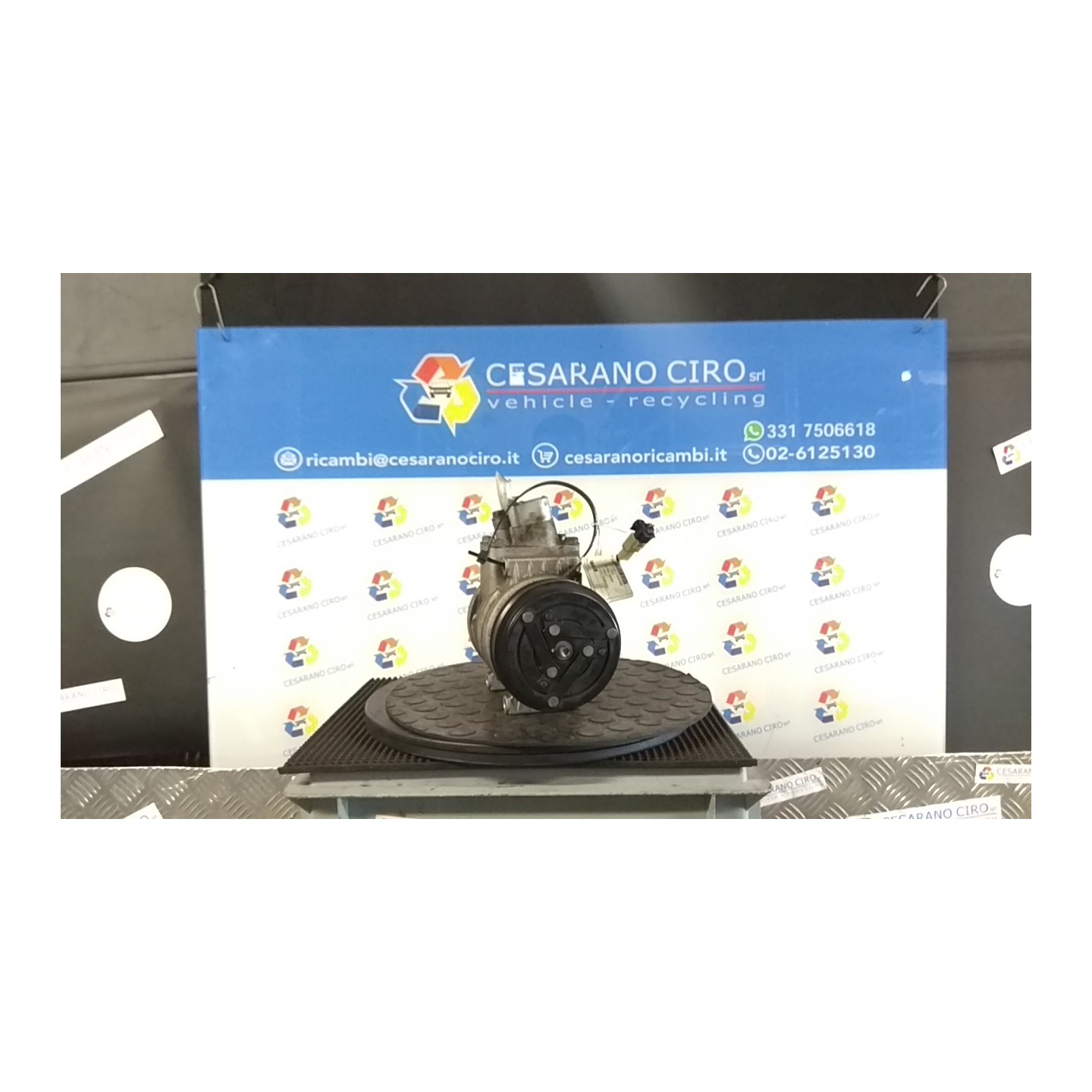 COMPRESSORE A/C 143 CHEVROLET (DAEWOO) AVEO (T250) (06/08-11/12) B12D1 96416373