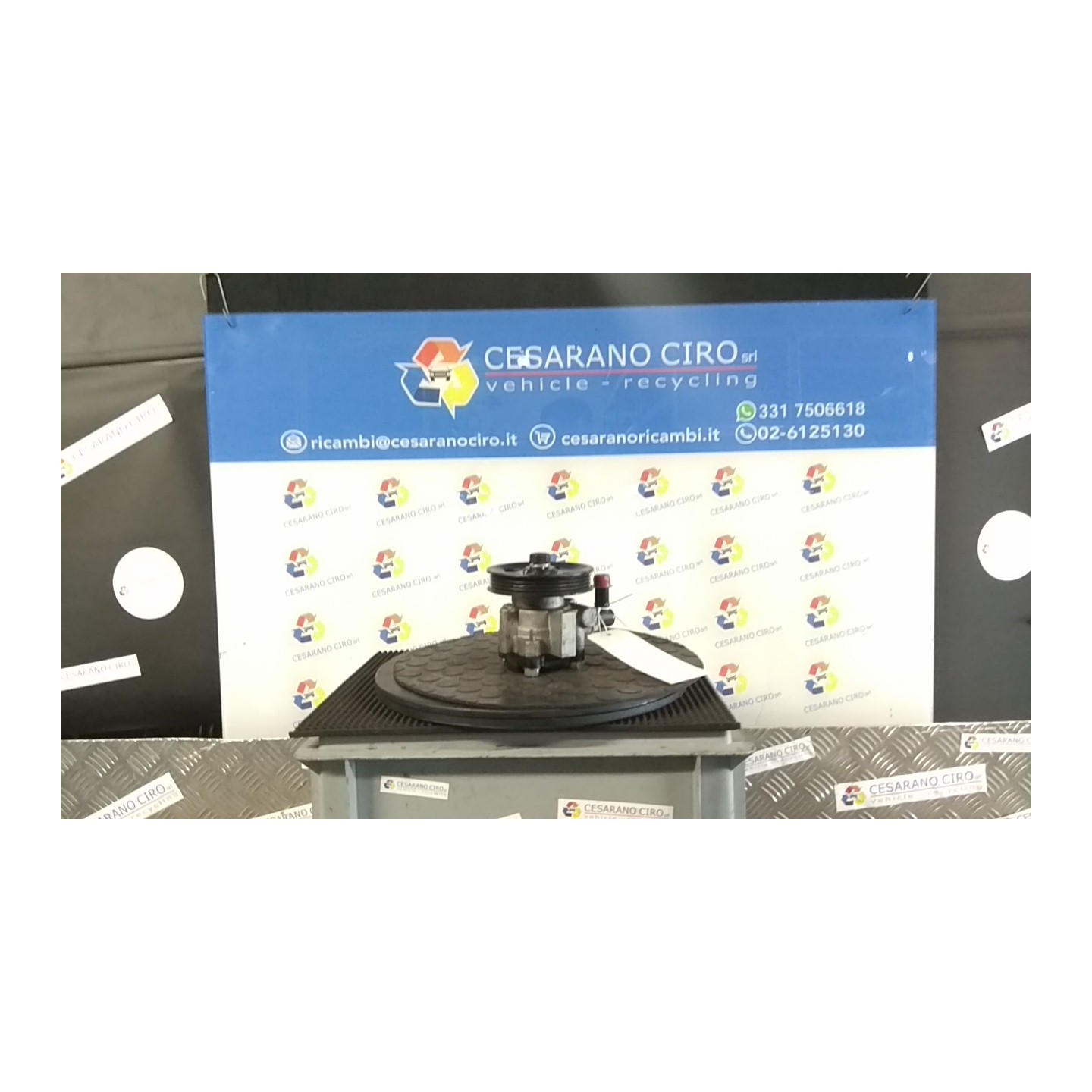 POMPA SERVOSTERZO 144 CHEVROLET (DAEWOO) AVEO (T250) (06/08-11/12) B12D1 96815248