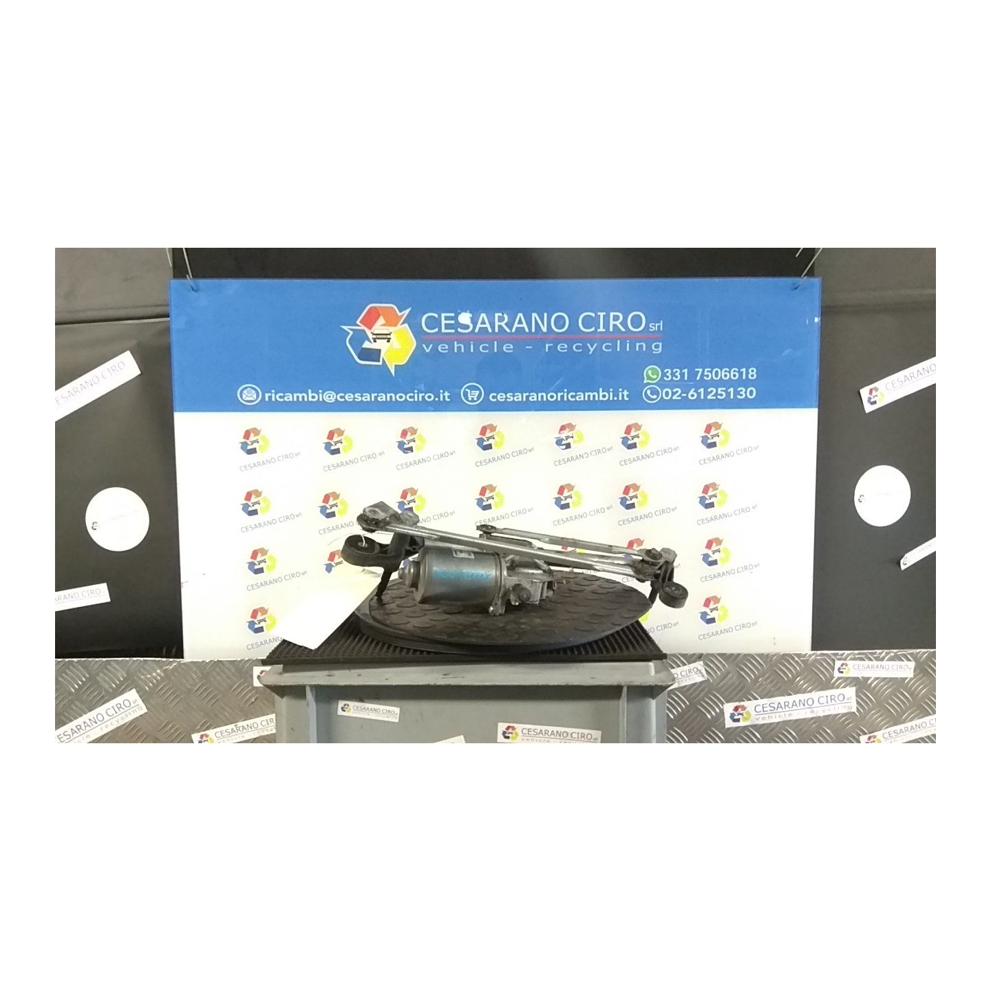 MECCANISMO TERGIPARABREZZA CON MOTORINO 043 OPEL CORSA (S07) (07/06-02/11) Z17DTR 13182340