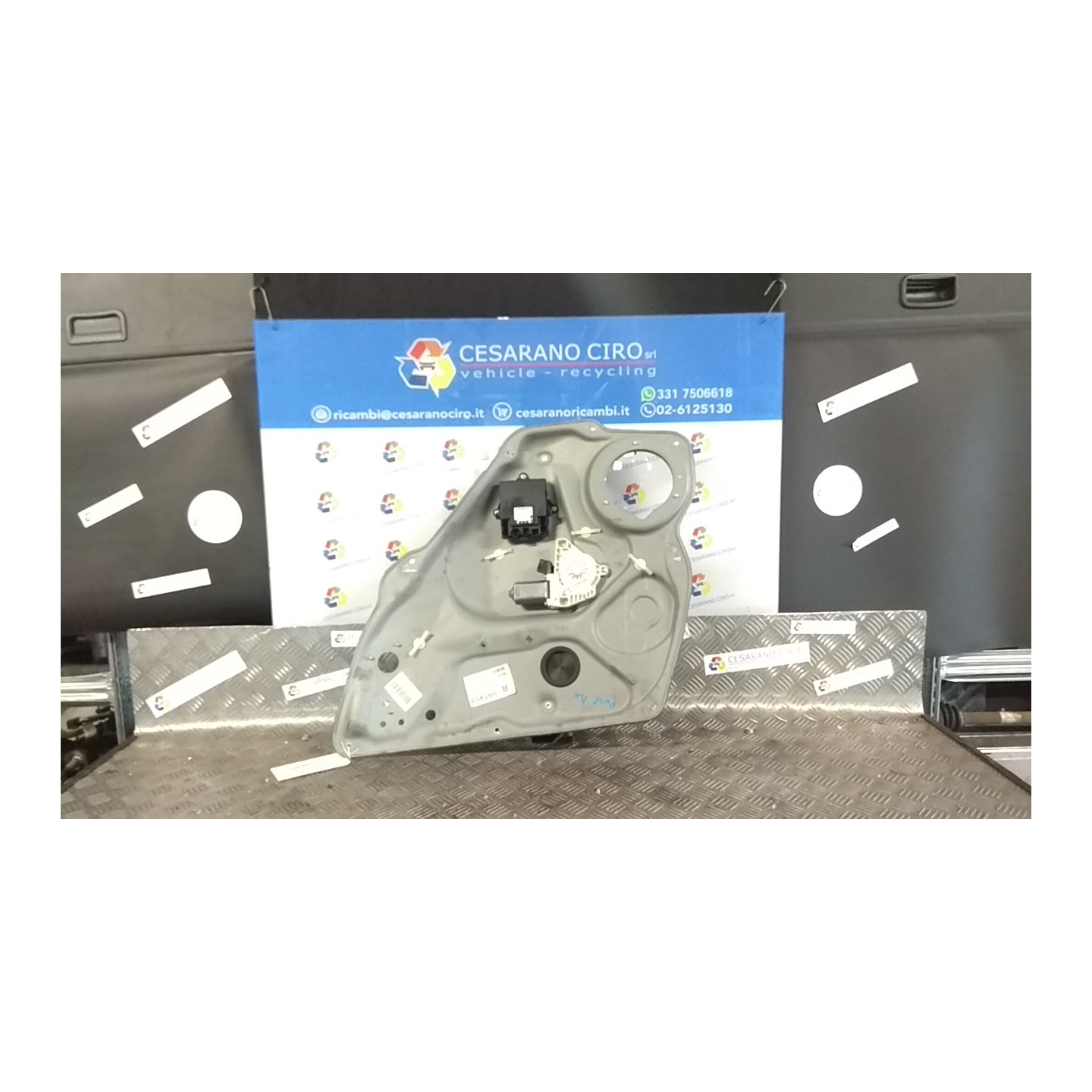 ALZACRISTALLO ELETTR. PORTA POST. DX. 107 MERCEDES-BENZ CLASSE B (T245) (03/05-03/13) 266920 A1697303879