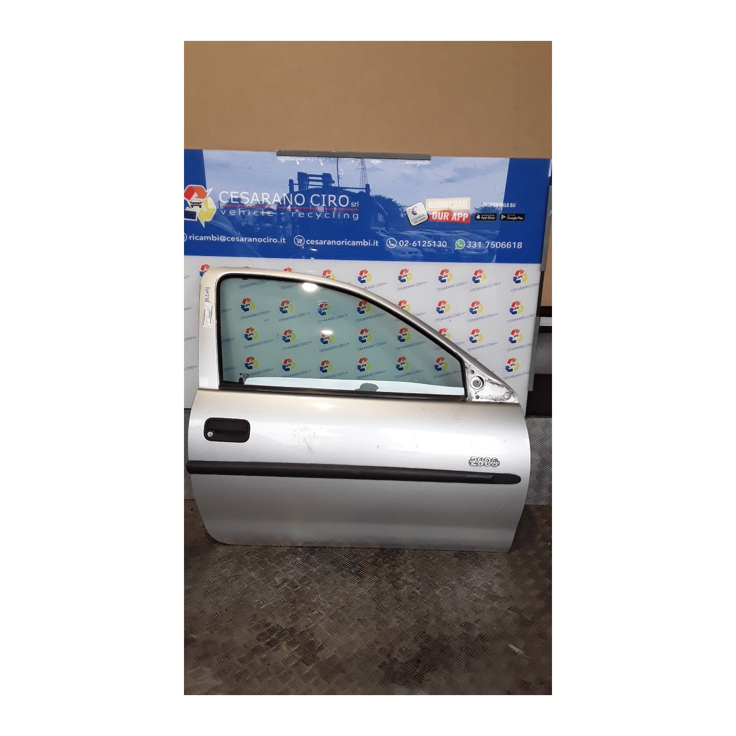 PORTA ANT. DX. 152 OPEL CORSA (S93) (01/93-09/00) C14SE 90535080