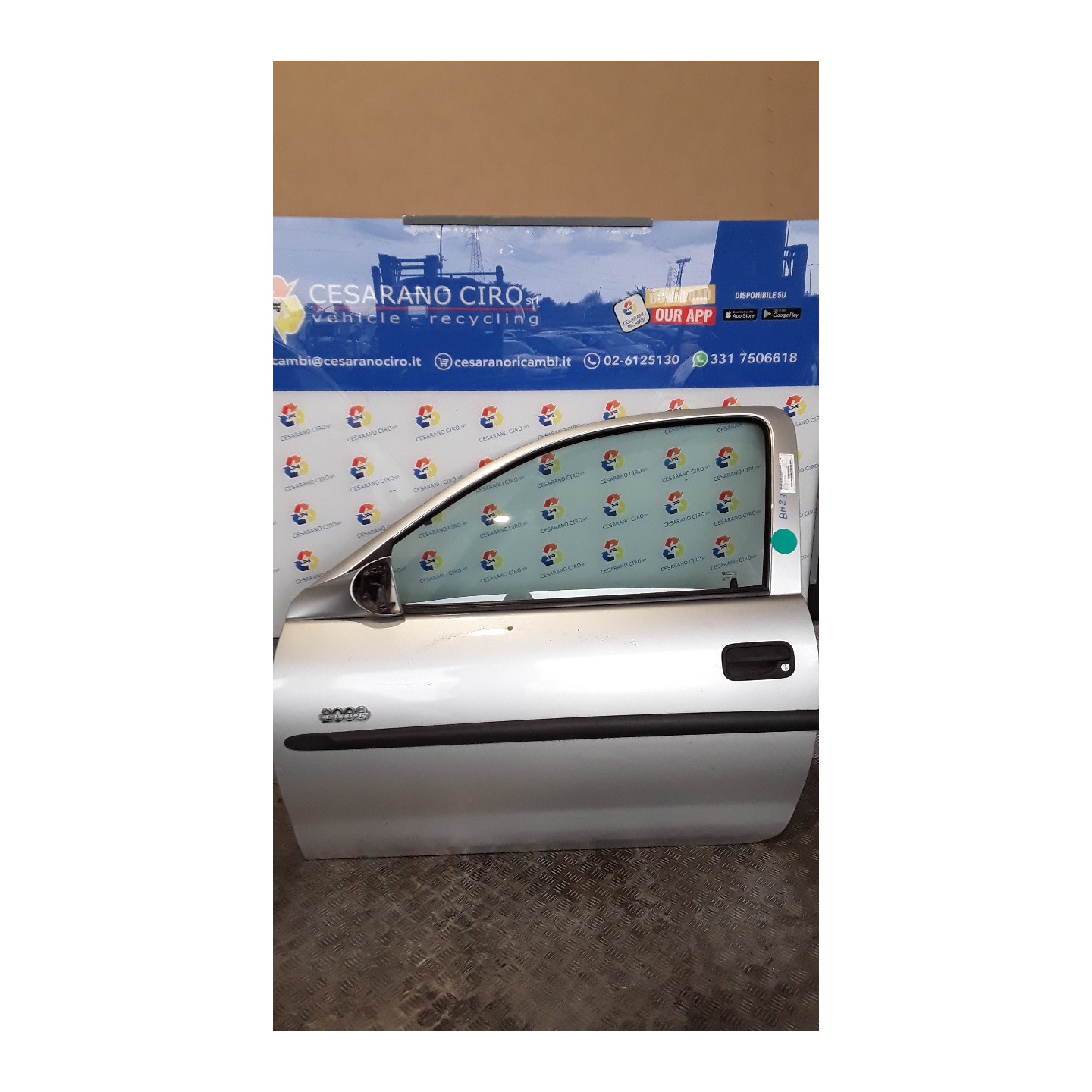 PORTA ANT. SX. 153 OPEL CORSA (S93) (01/93-09/00) C14SE 90535079