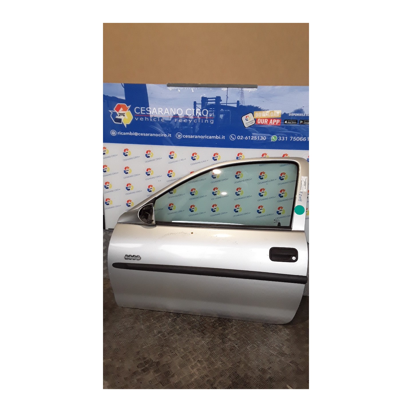 PORTA ANT. SX. 153 OPEL CORSA (S93) (01/93-09/00) C14SE 90535079
