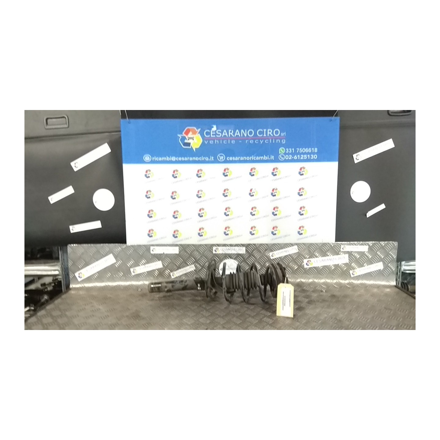 AMMORTIZZATORE ANT. SX. 055 RENAULT MEGANE 2A SERIE (09/02-02/06) K4MT7 8200663655