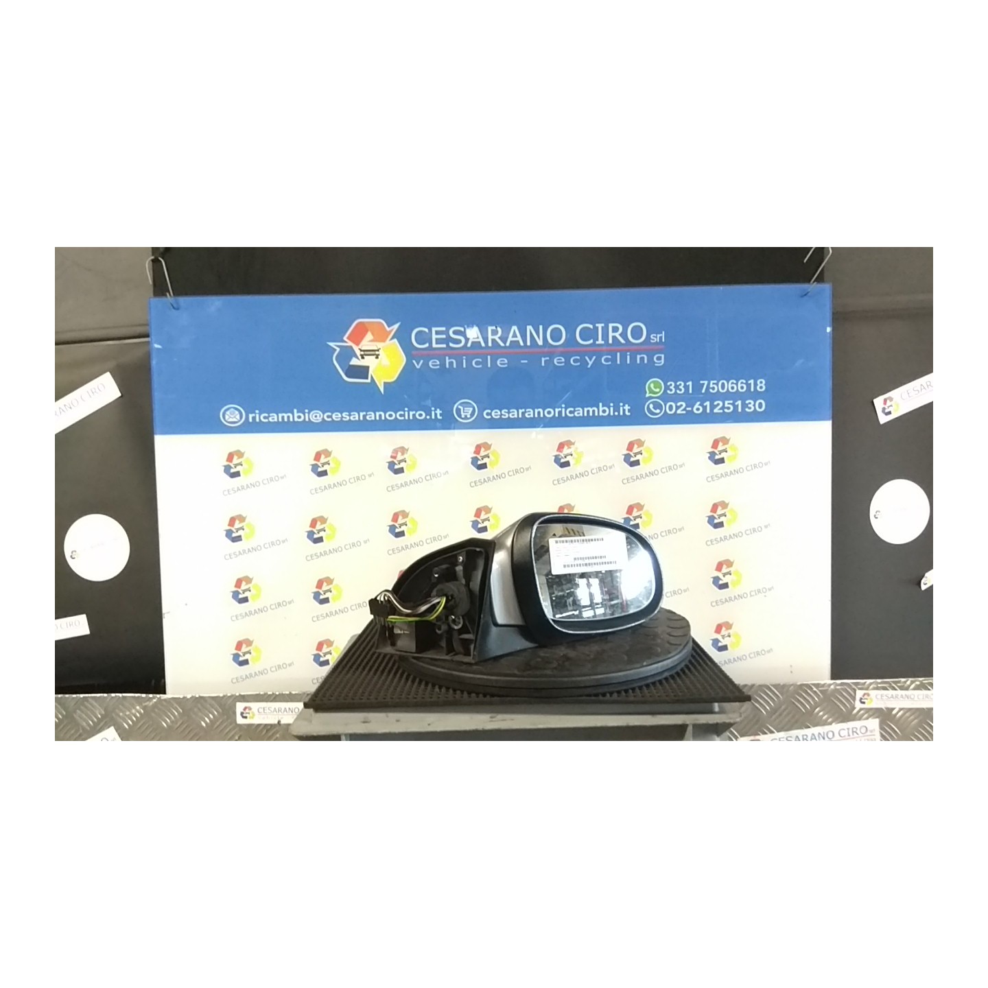 RETROVISORE EST. TERMICO REGOLAZ. ELETTR. DX. 185 MERCEDES-BENZ CLASSE A (W168) (10/97-02/01) 166960 A1688100276