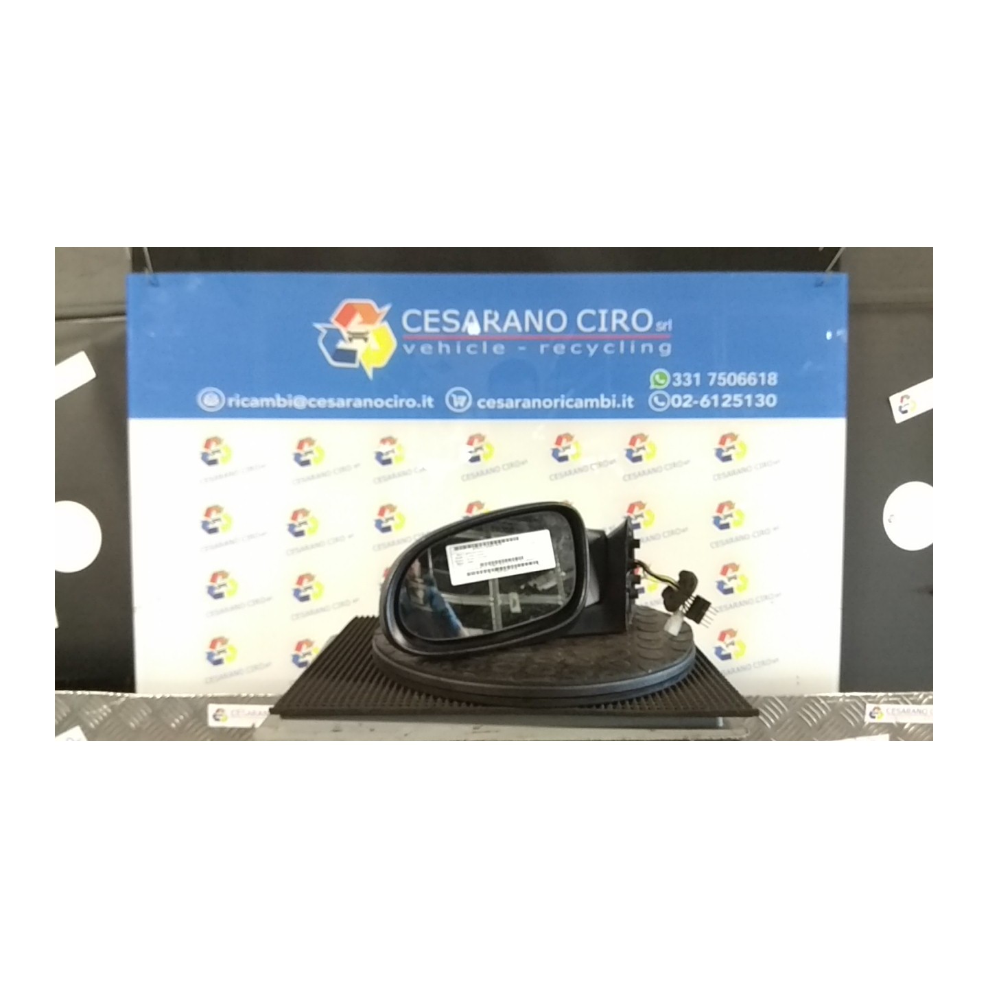 RETROVISORE EST. TERMICO REGOLAZ. ELETTR. SX. 186 MERCEDES-BENZ CLASSE A (W168) (10/97-02/01) 166960 A1688100176