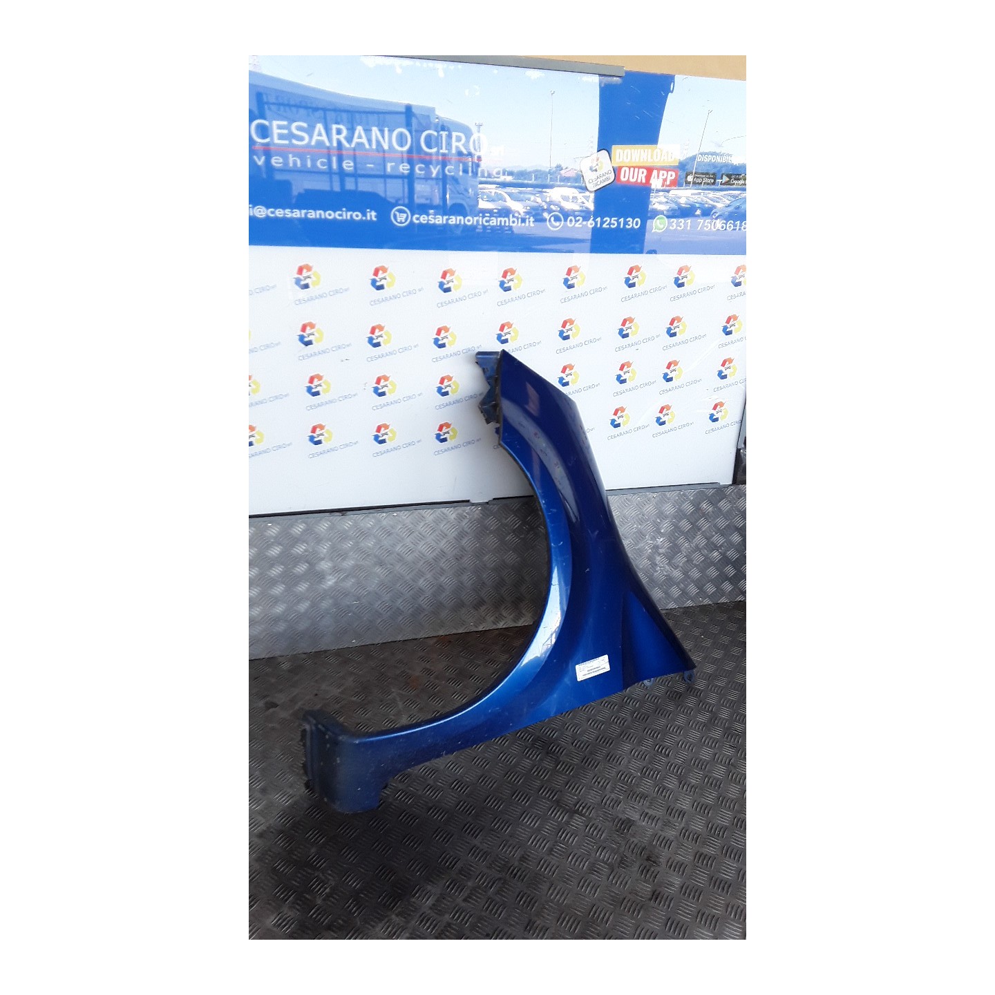 PARAFANGO ANT. SX. 201 RENAULT MODUS 2A SERIE (01/08-06/13) D4FD7 7701475515