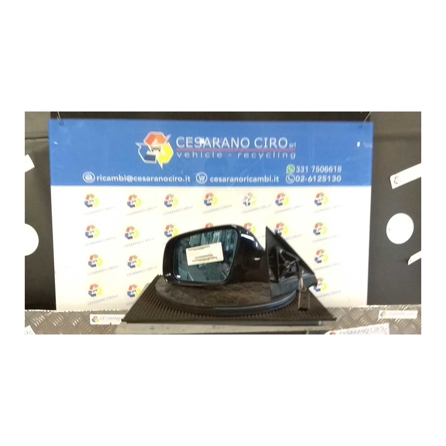 RETROVISORE EST. REGOLAZ. ELETTR. SX. 045 AUDI A4 (8D) (10/94-12/00) AKN 8D1858531C3FZ