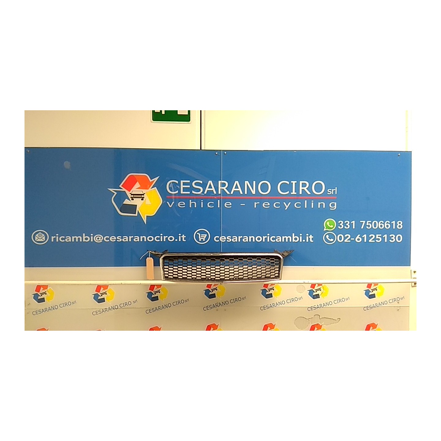 GRIGLIA 030 CHEVROLET (DAEWOO) AVEO (T250) (06/08-11/12) B12D1 96808248