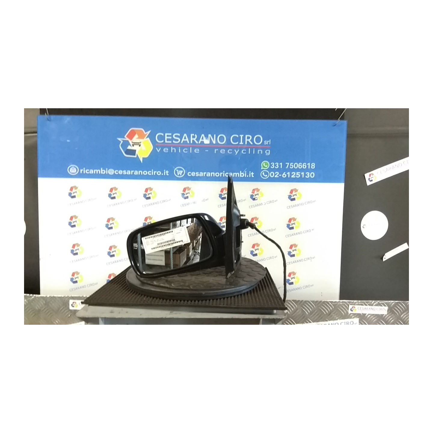 RETROVISORE EST. ELETTRICO SX. 019 TOYOTA YARIS (10/01-11/05)     (FRP) 2SZFE 879400D917