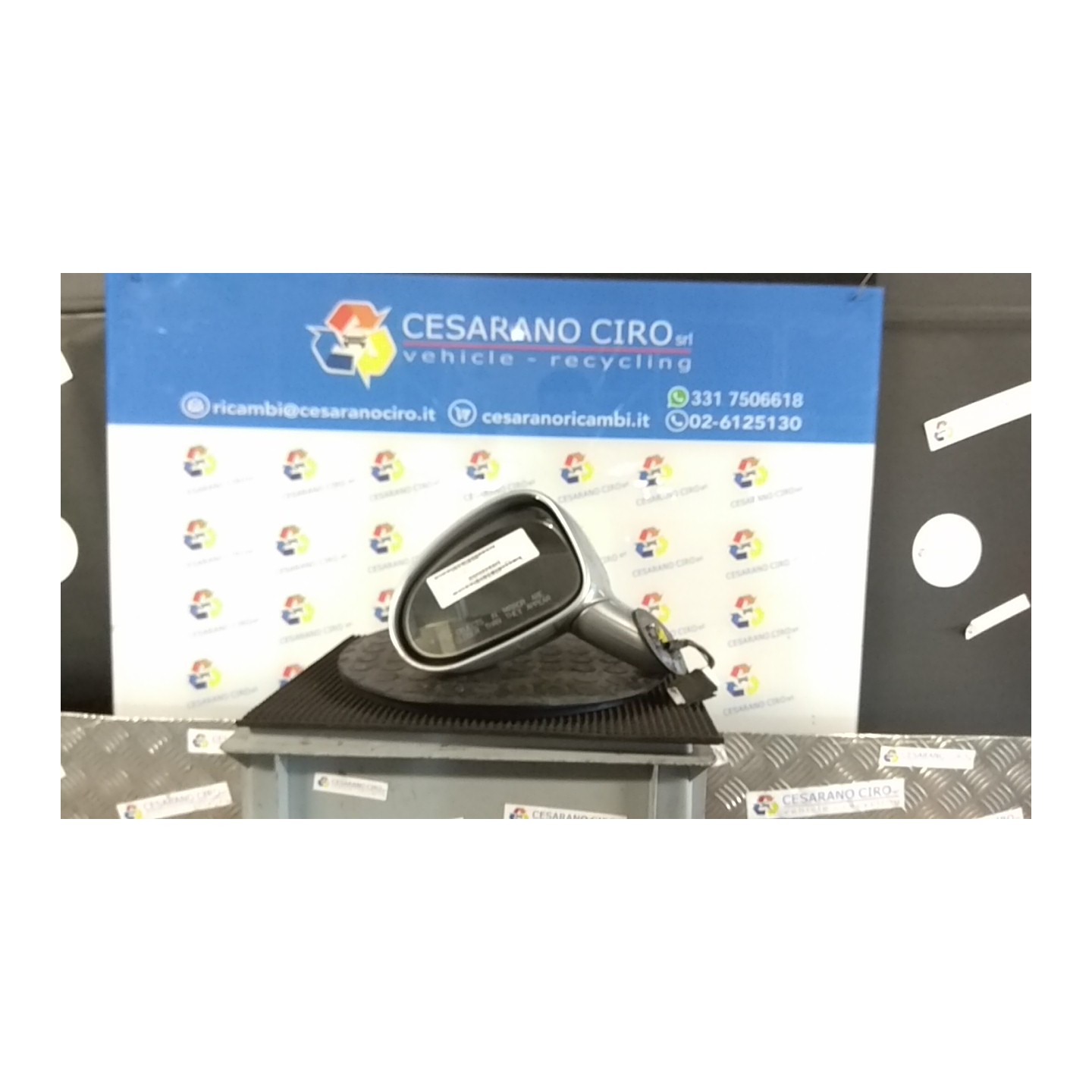 RETROVISORE EST. REGOLAZ. ELETTR. SX. 059 CHEVROLET (DAEWOO) MATIZ (M200) (04/05-12/10) B10S1 96600411