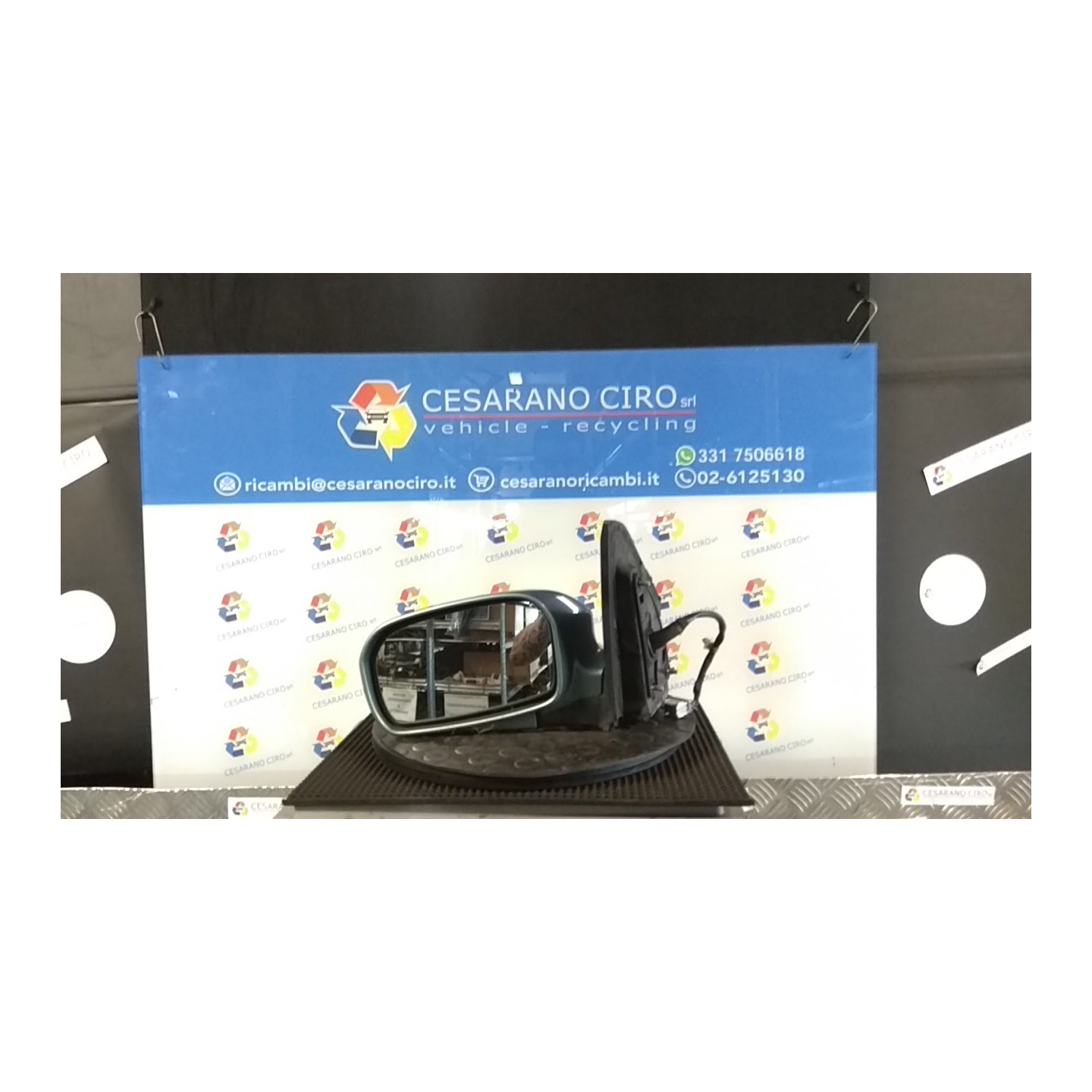 RETROVISORE EST. REGOLAZ. ELETTR. TERMICO ARGENTO SX. 010 HONDA CIVIC 7A SERIE (03/01-12/05) D14Z6 76250S6DG51ZH
