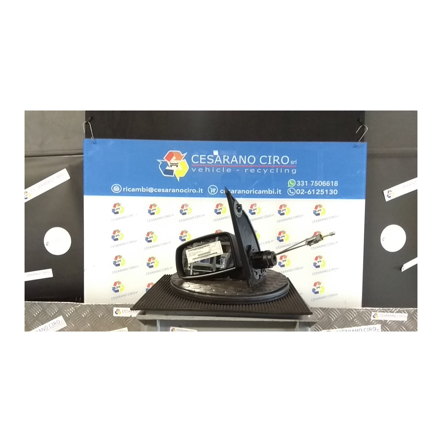 RETROVISORE EST. SX. 027 FIAT PANDA (2Q) (09/03-12/10) 188A4000 735357191