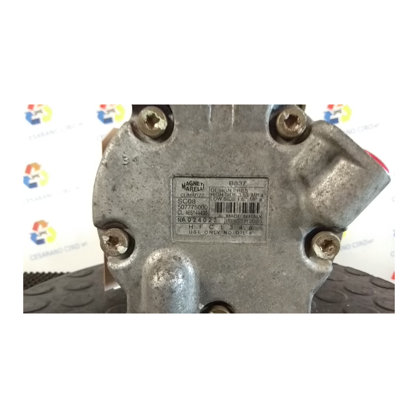COMPRESSORE A/C 096 FIAT BRAVO (1L) (07/98-11/02) 182B2000 46785773