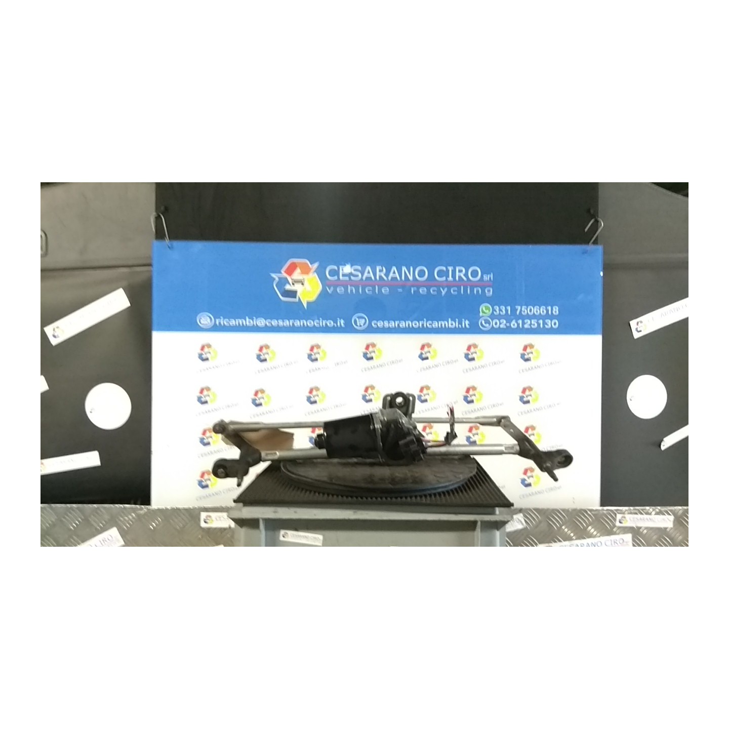 MECCANISMO TERGIPARABREZZA 099 FIAT STILO (2V) (11/03-06/09) 192B3000 51705235