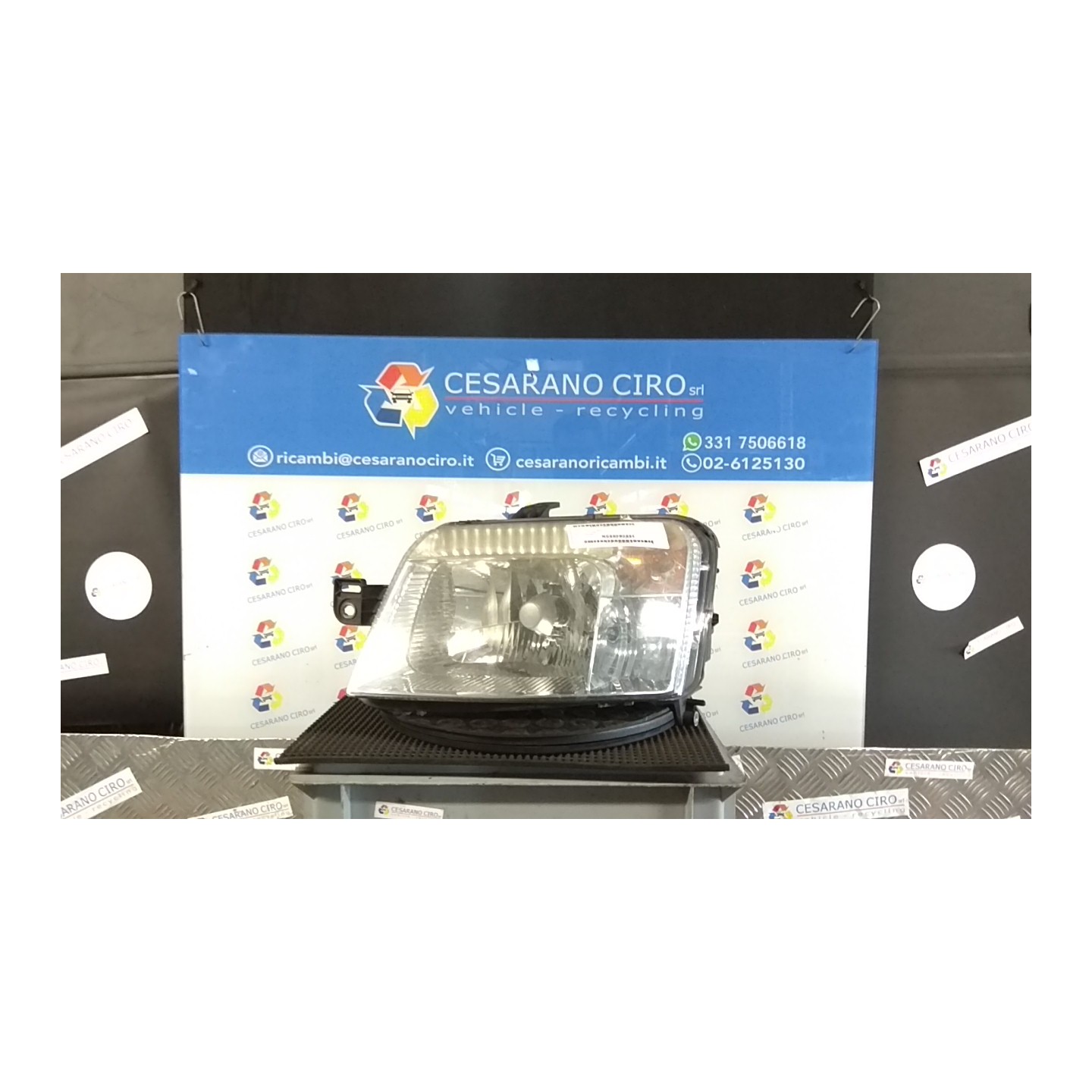 PROIETTORE SX. 025 FIAT PANDA (2Q) (09/03-12/10) 188A4000 51867677