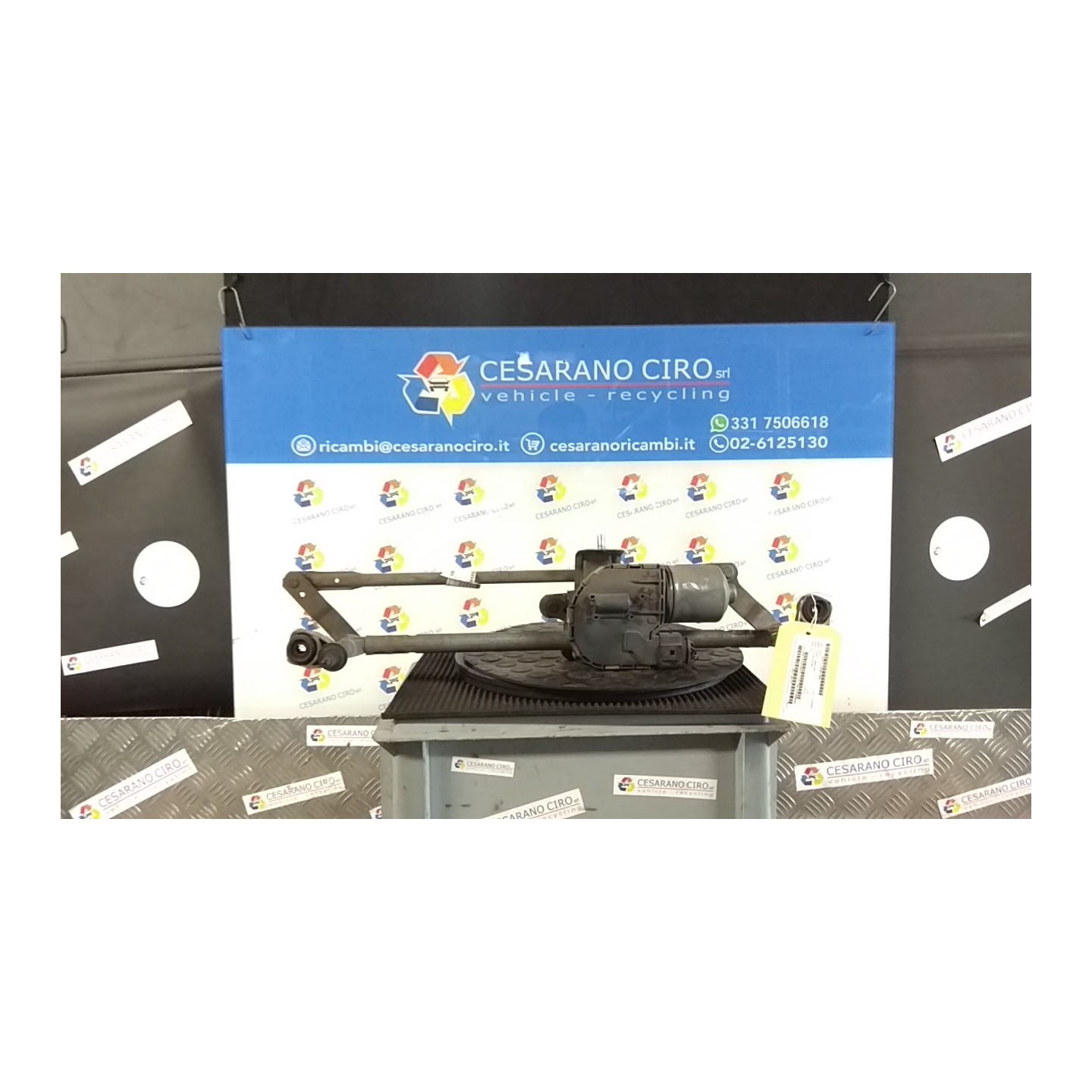 MECCANISMO TERGIPARABREZZA CON MOTORINO 044 SKODA OCTAVIA (1Z) (08/04-01/09) BKC NB3753099009001