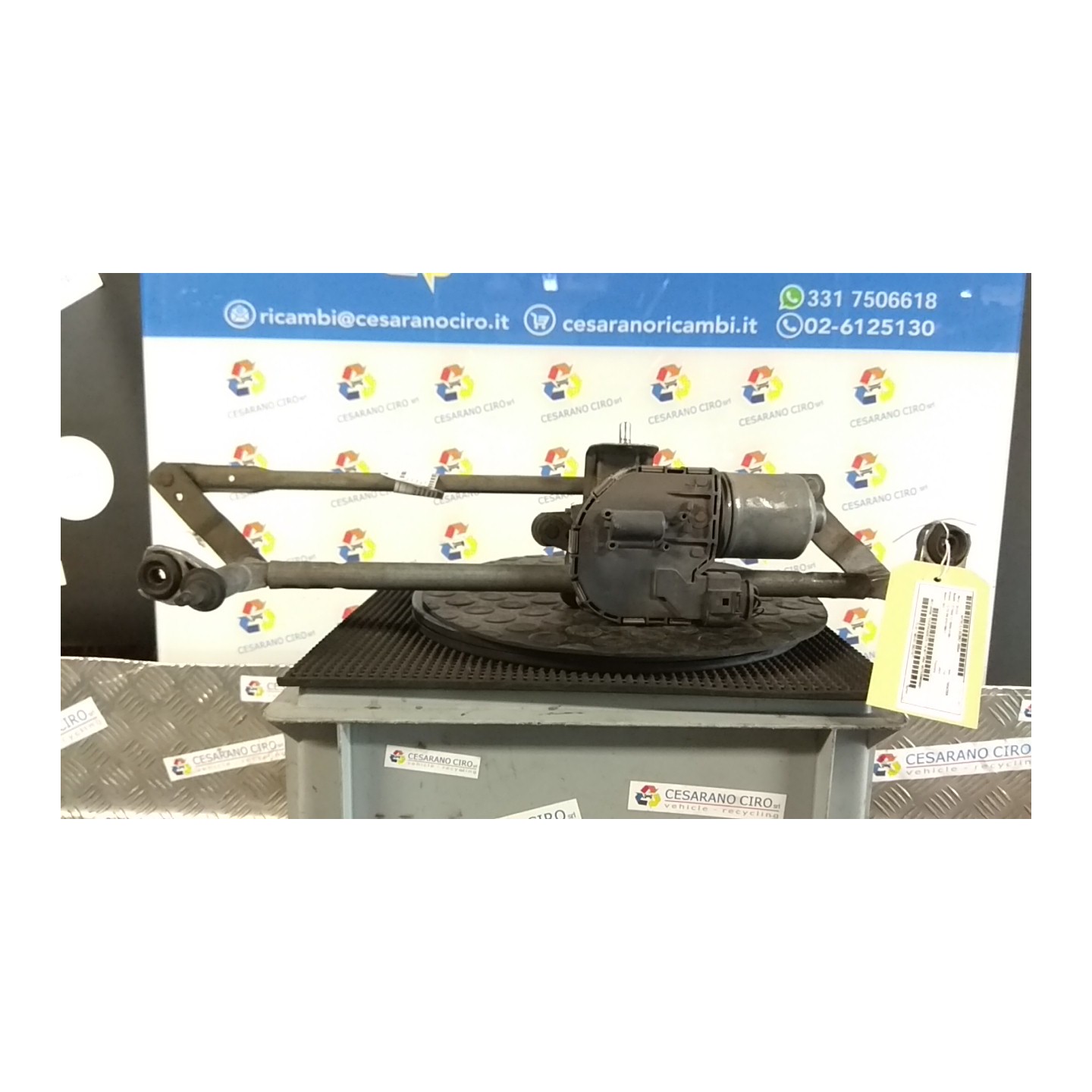MECCANISMO TERGIPARABREZZA CON MOTORINO 044 SKODA OCTAVIA (1Z) (08/04-01/09) BKC NB3753099009001