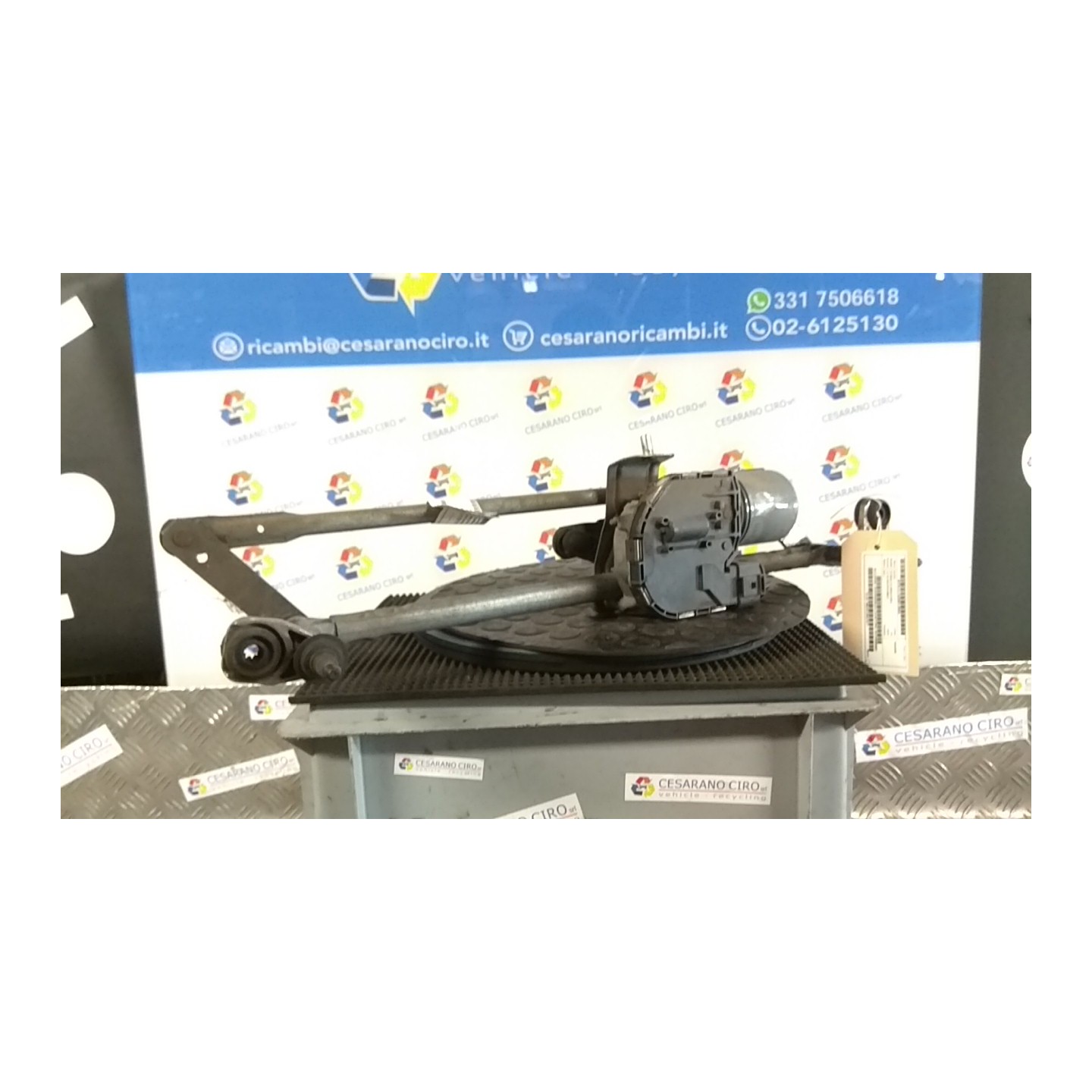 MECCANISMO TERGIPARABREZZA CON MOTORINO 044 SKODA OCTAVIA (1Z) (08/04-01/09) BKC NB3753099009001