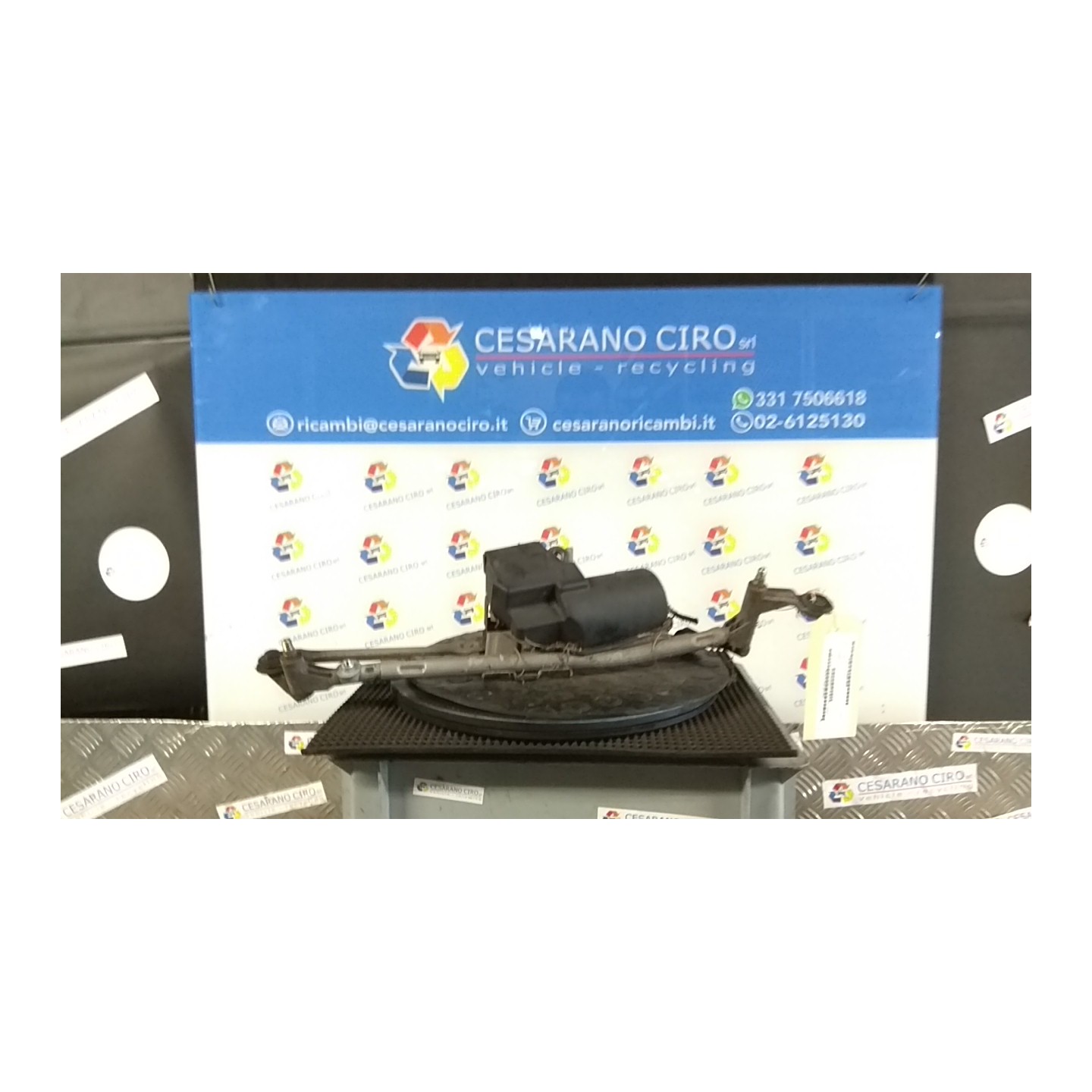 MECCANISMO TERGIPARABREZZA CON MOTORINO 044 LANCIA Y (10/00-03/04) 188A4000 46408351