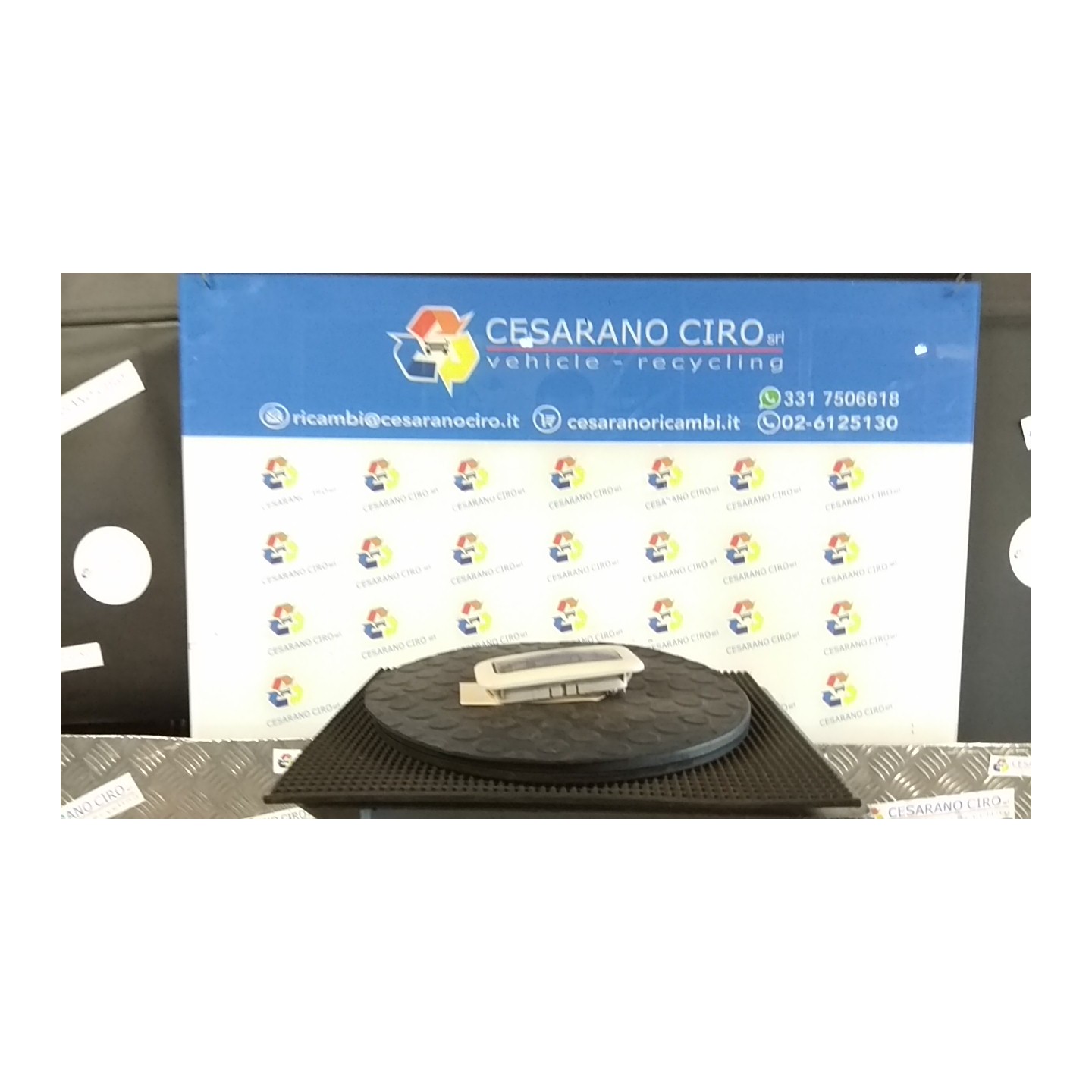 LUCE CORTESIA ANT. TETTO LL1, LL2, LL3, LL4, LL7 004 FIAT 500 (3P) (07/07-01/15) 169A1000 735451740