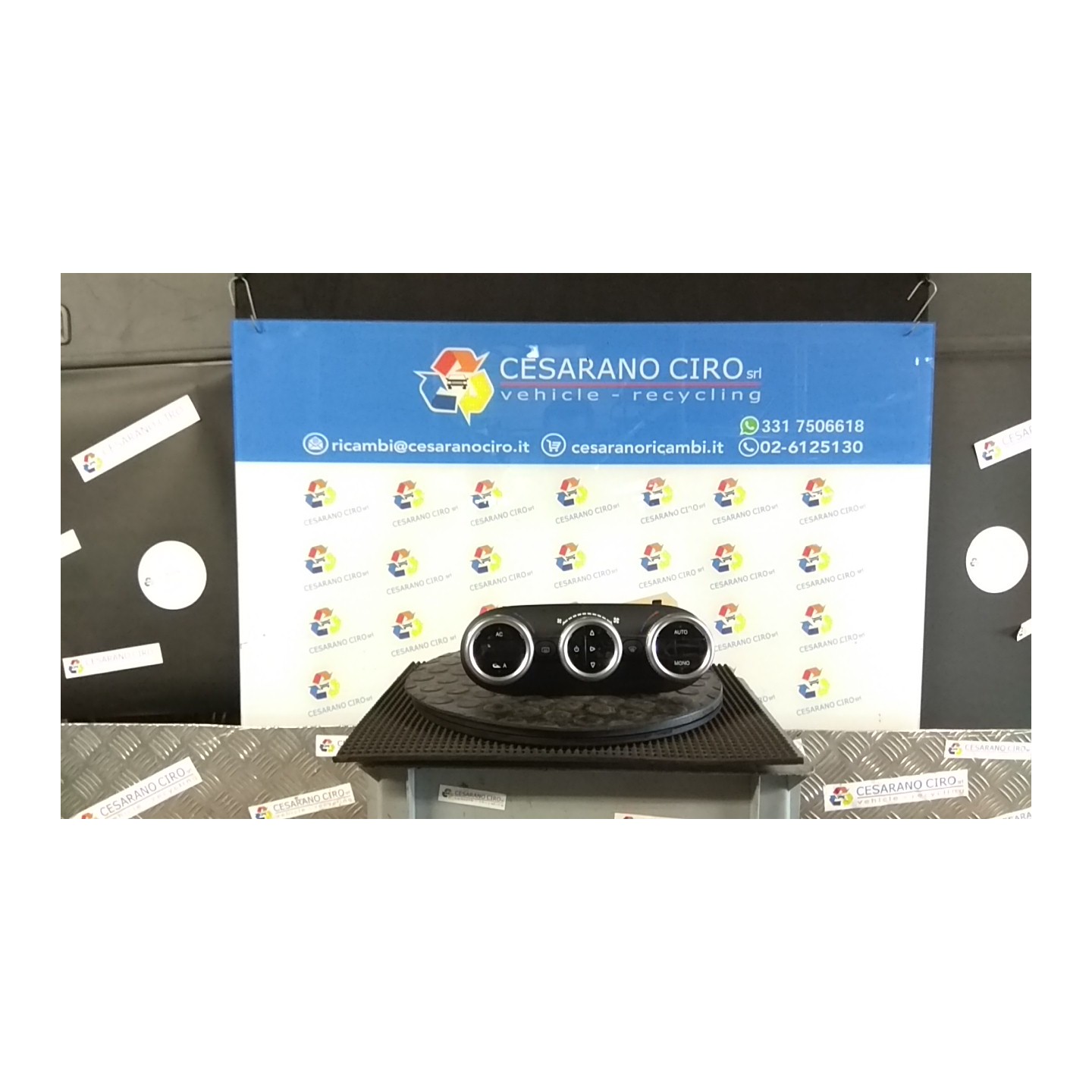 BLOCCO COMANDO CLIMATIZZAZIONE CLIMA1 017 ALFA ROMEO GIULIETTA (X7) (03/10-10/13) 198A4000 156100041