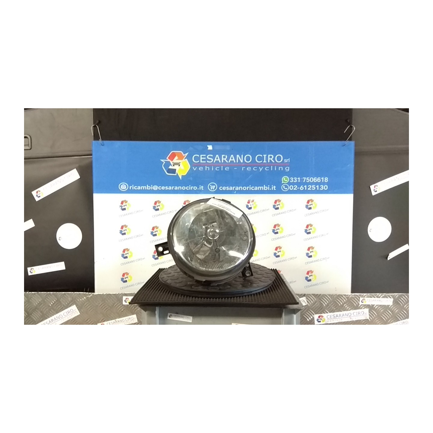 PROIETTORE CON REGOLATORE ALTEZZA SX. 032 VOLKSWAGEN LUPO (6X) (09/98-05/05) AUA 6X1941751J