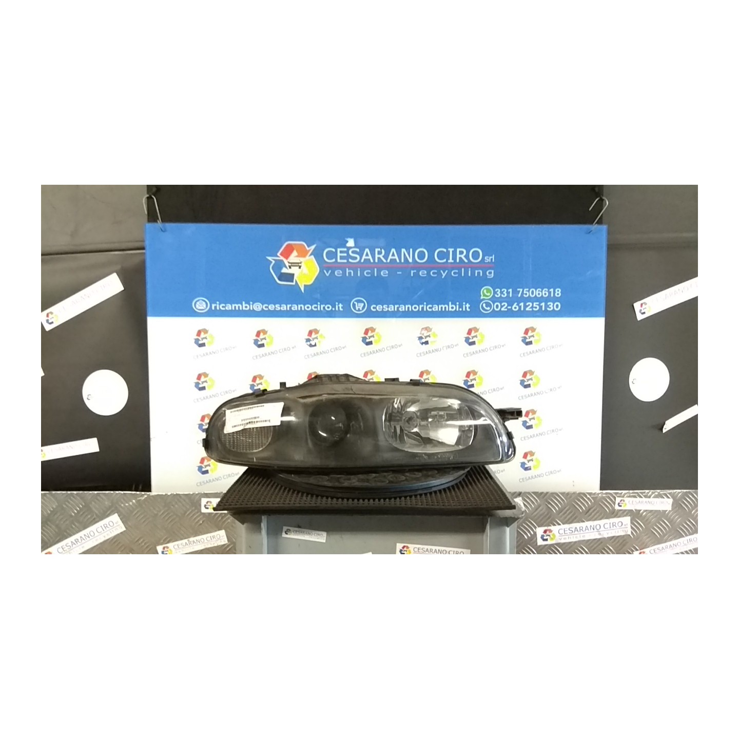 PROIETTORE E REGOLATORE ALTEZZA DX. 034 FIAT MAREA (06/96-03/99) 182A4000 46524475