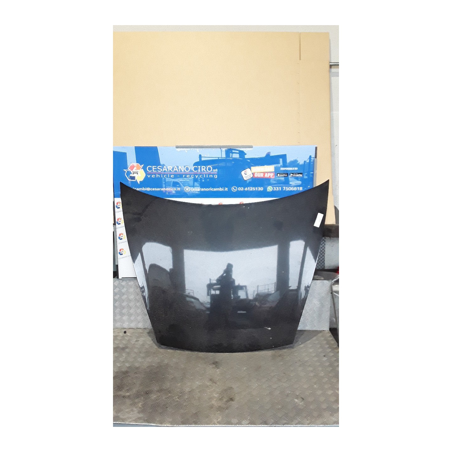 COFANO ANT. 089 PORSCHE CAYENNE (08/02-03/07) M48/00 95551101100GRV