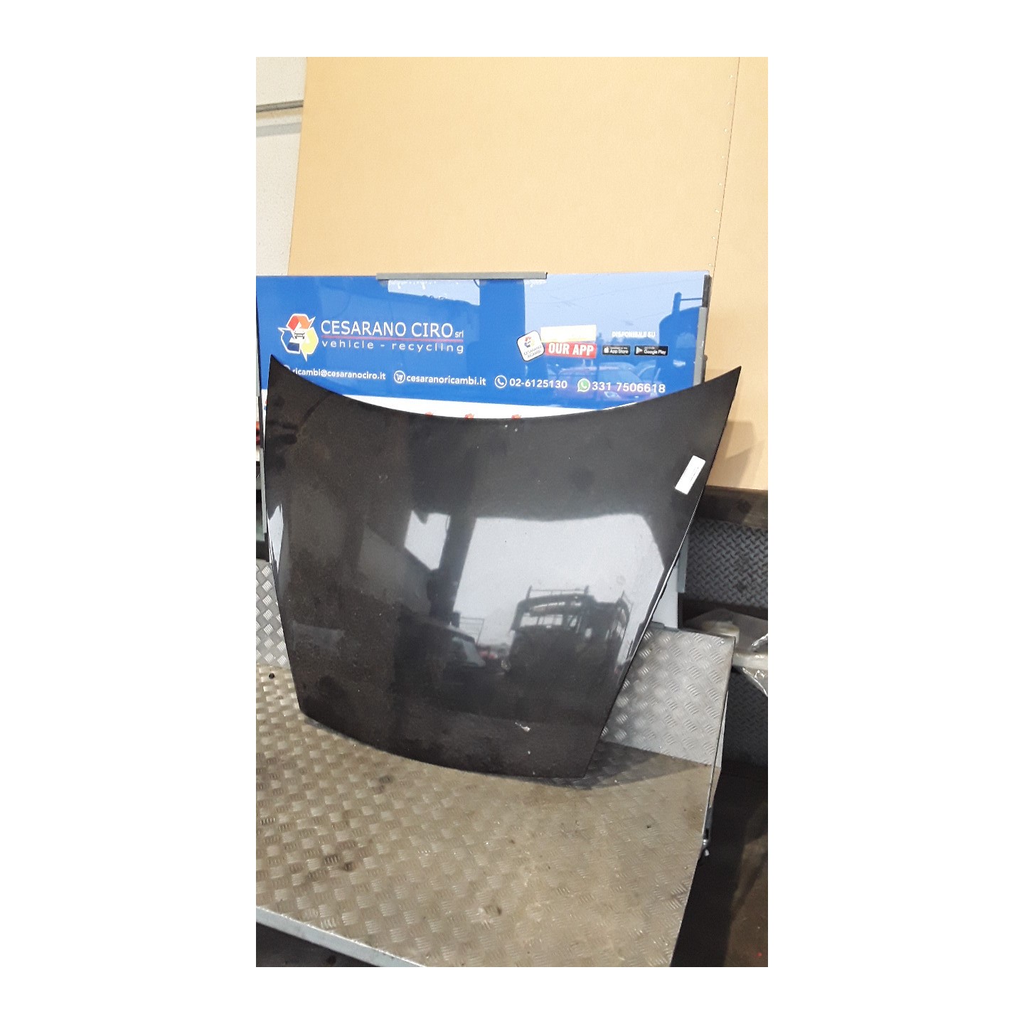 COFANO ANT. 089 PORSCHE CAYENNE (08/02-03/07) M48/00 95551101100GRV