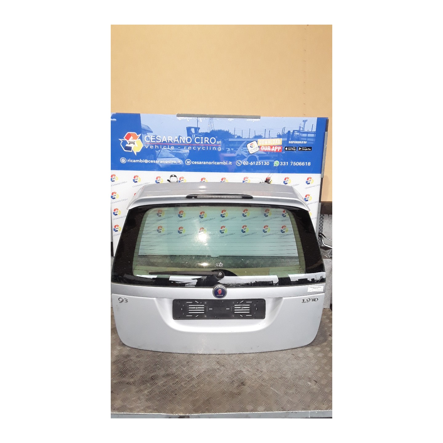 PORTELLO POST. 123 SAAB 9.3 2A SERIE (08/02-) Z19DTH 93186000