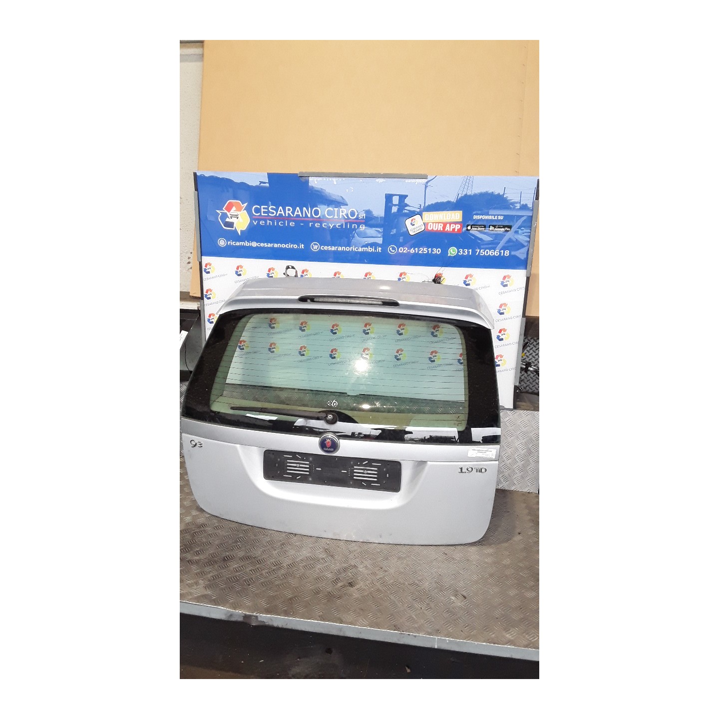 PORTELLO POST. 123 SAAB 9.3 2A SERIE (08/02-) Z19DTH 93186000