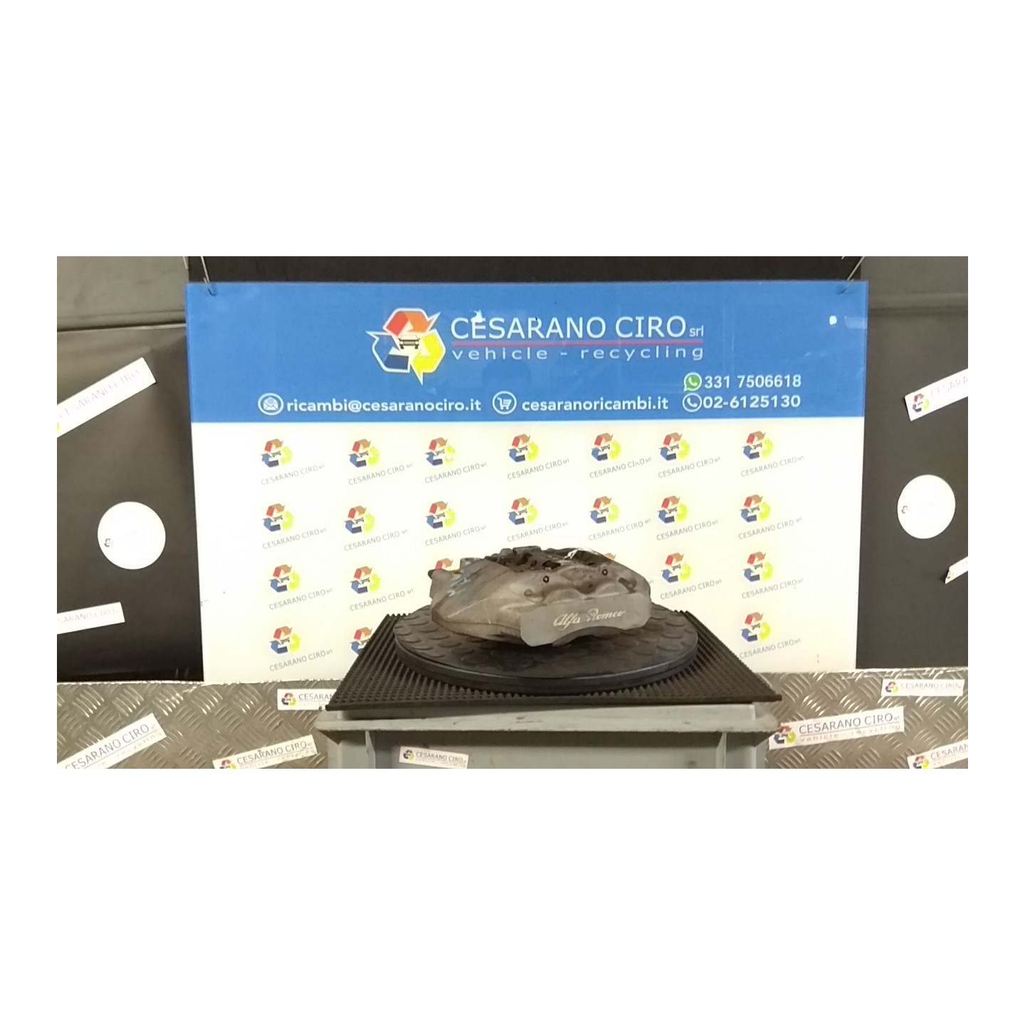 PINZA FRENO ANT. COMPL. SX. 032 ALFA ROMEO 159 (X3/X9) (07/05-06/13) 939B3000 77364912