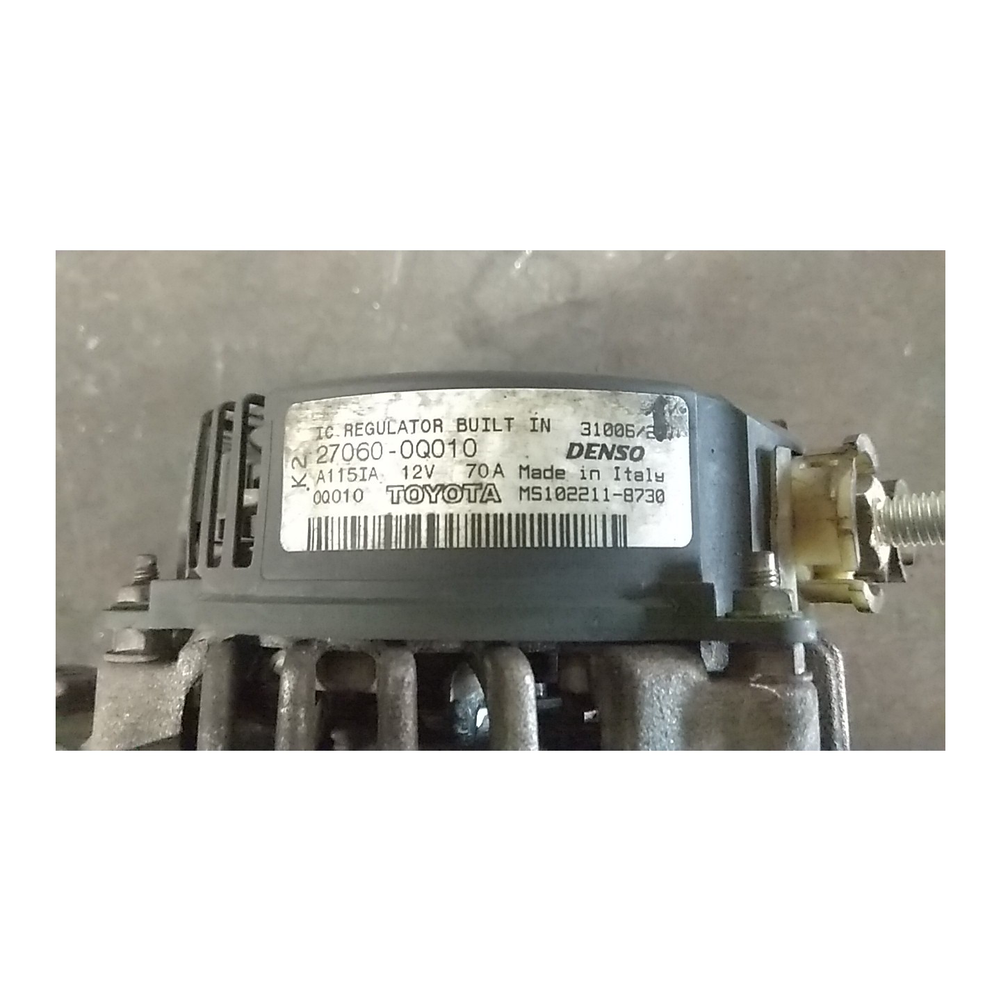 ALTERNATORE 70AMP 082 CITROEN C1 (05/05-04/14) 1KR 5705NN