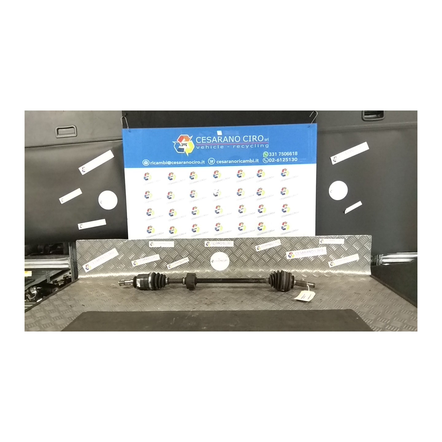 SEMIALBERO ANT. COMPL. 12-01- DX. 099 TOYOTA YARIS (03/99-11/05)     (JPP) 1SZFE 4341052100