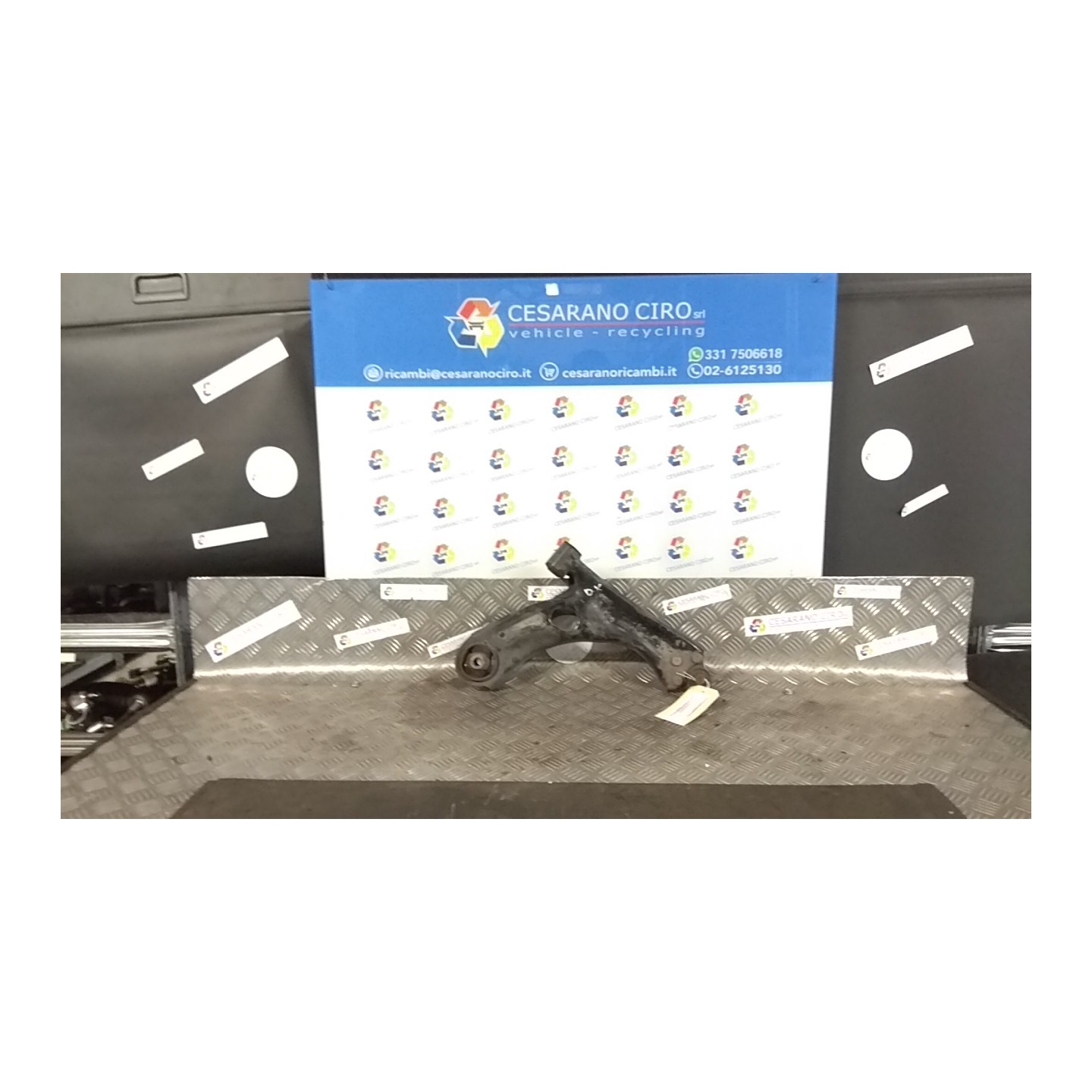 BRACCIO OSCILLANTE SOSP. ANT. DX. 110 CHEVROLET (DAEWOO) AVEO (T300) (05/11-) A12XER 95017036