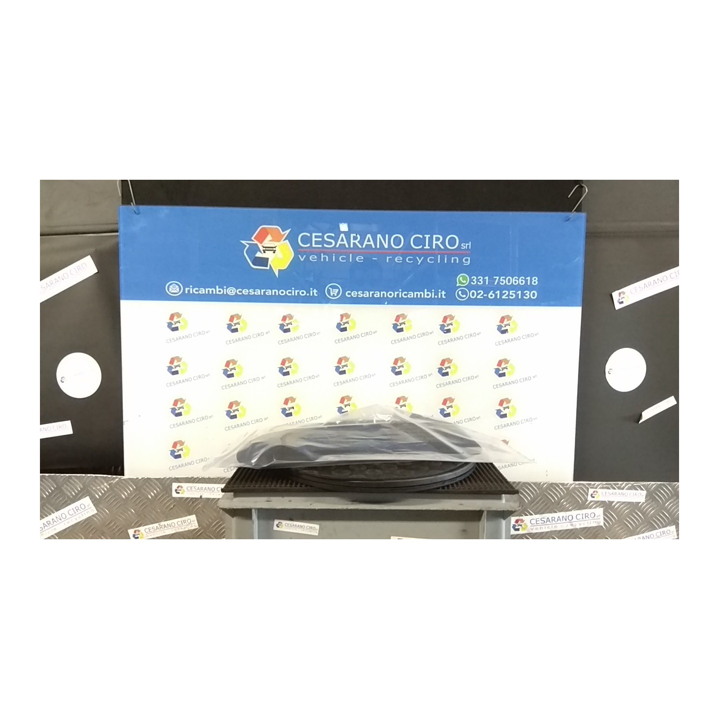 ALETTA PARASOLE PARABREZZA SX 007 FIAT BARCHETTA (04/95-07/03) 183A1OOO NB5409006031001SX