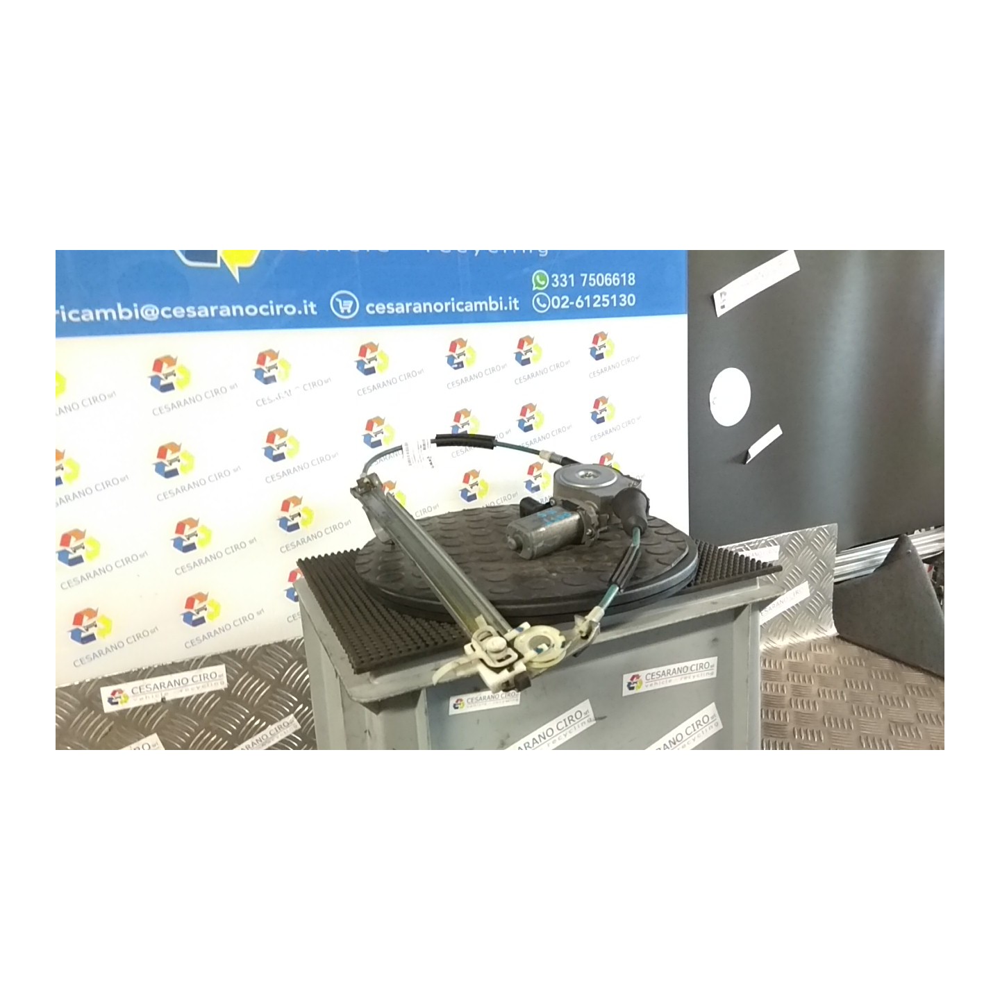 ALZACRISTALLO ELETTR. PORTA POST. SX. 052 FIAT MULTIPLA (1F) (05/04-04/12) 186A9000 46510763